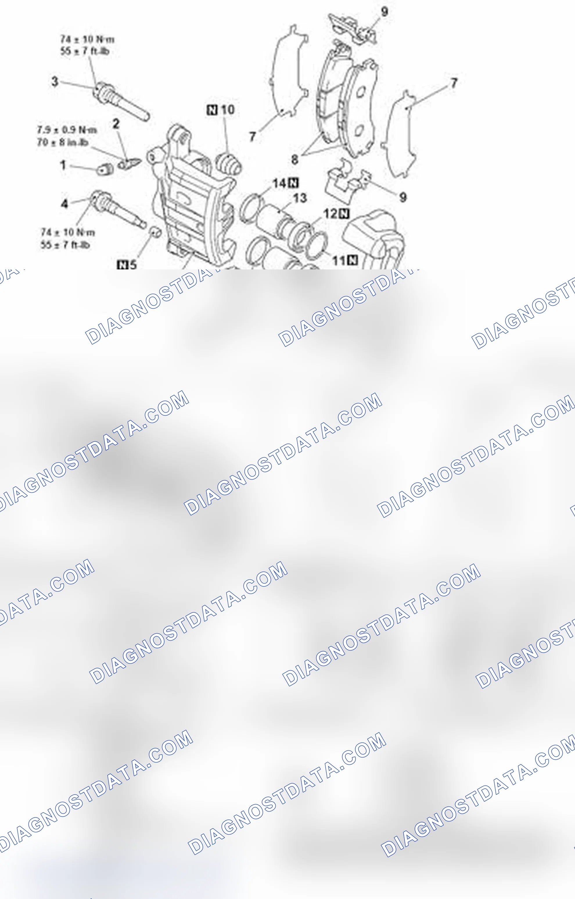Scheme 63: DISASSEMBLY AND ASSEMBLY < 16-INCH FRONT DISC BRAKE (RALLIART) >
