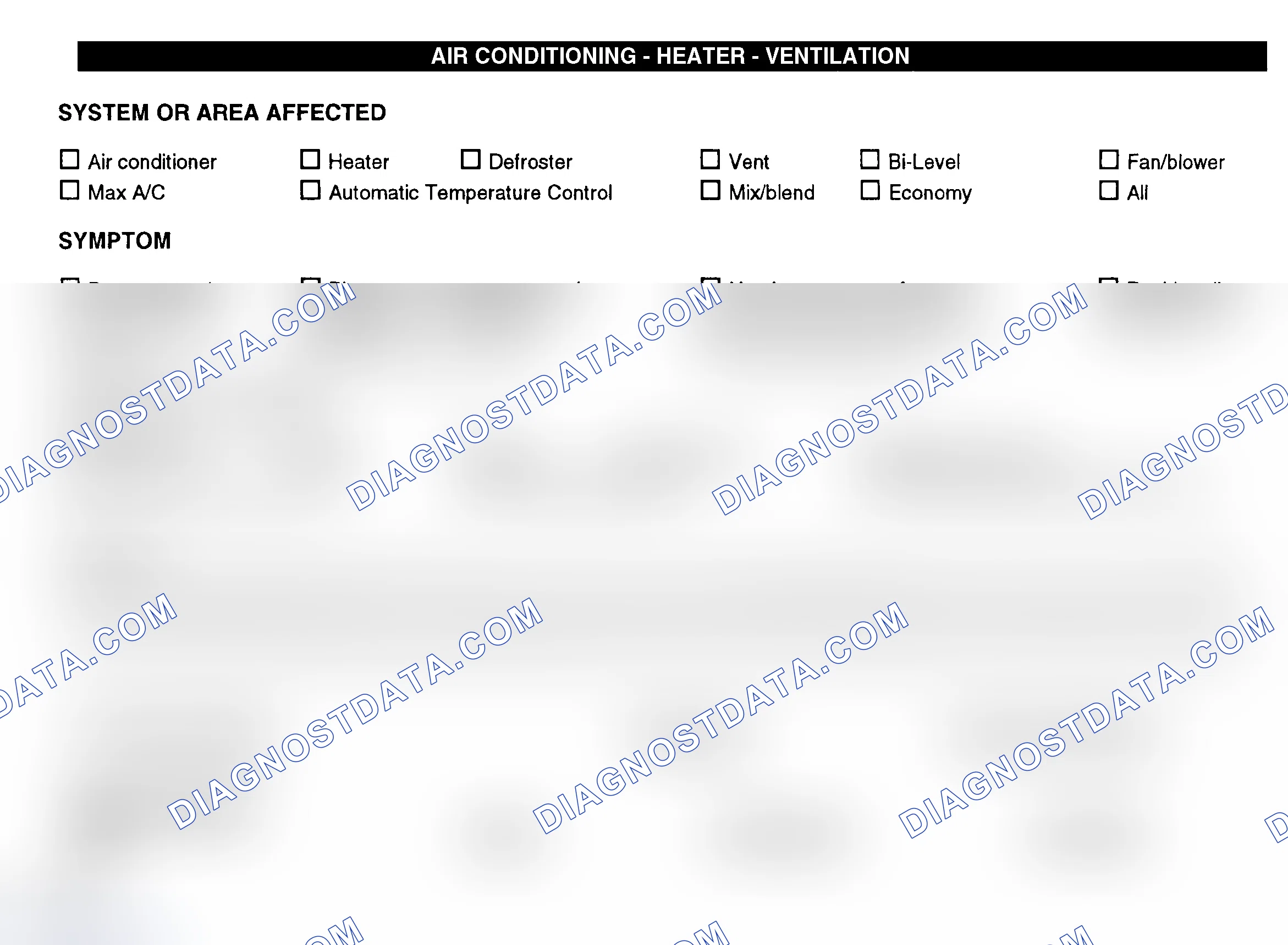 Scheme 8: Air Conditioning, Heater & Ventilation