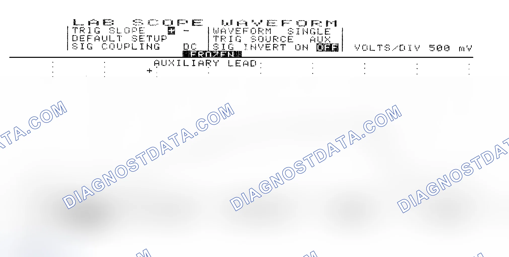 Scheme 14: Single Injector w/Excessive Current Flow - Current Pattern