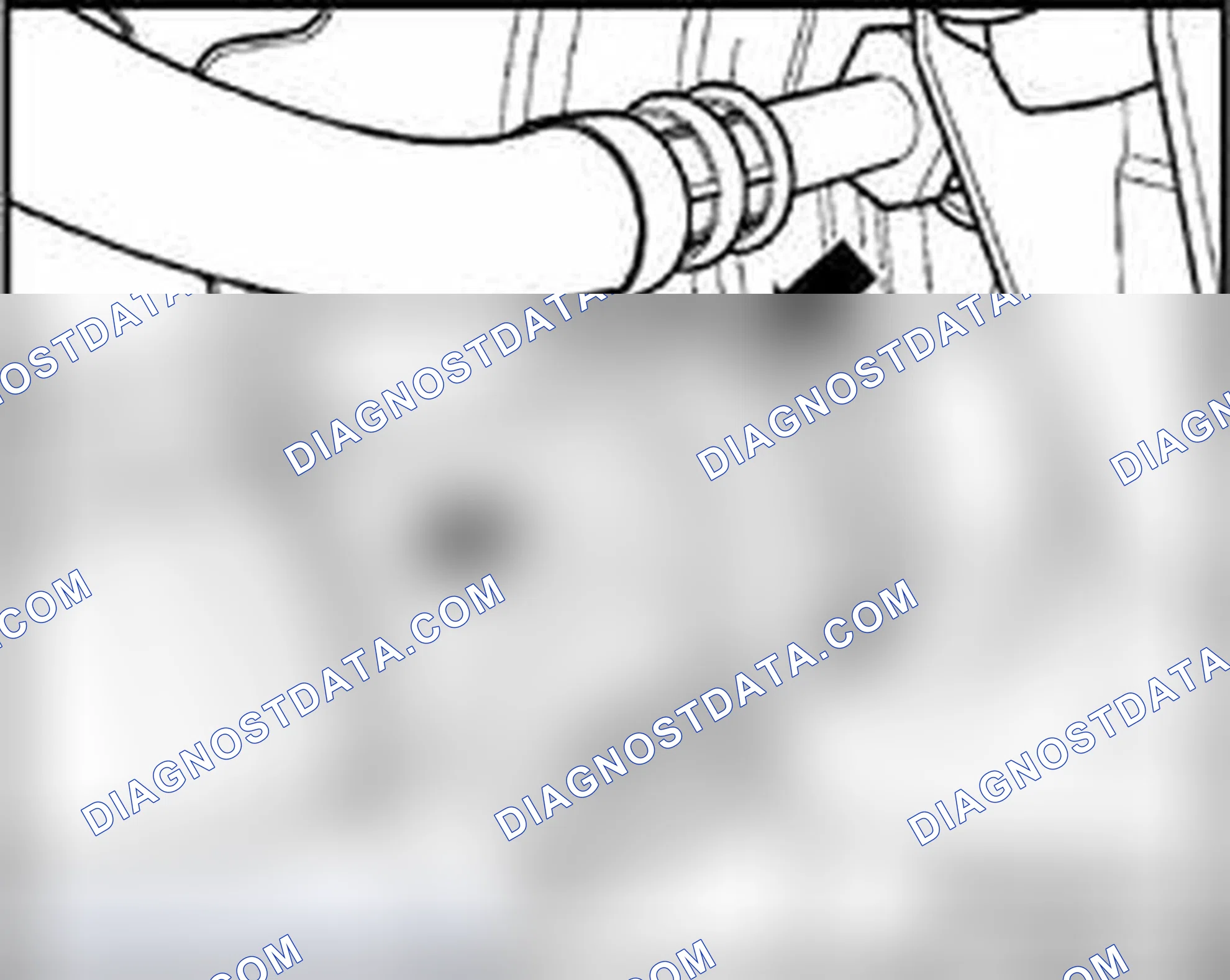 Scheme 5: Disconnect lower coolant hose