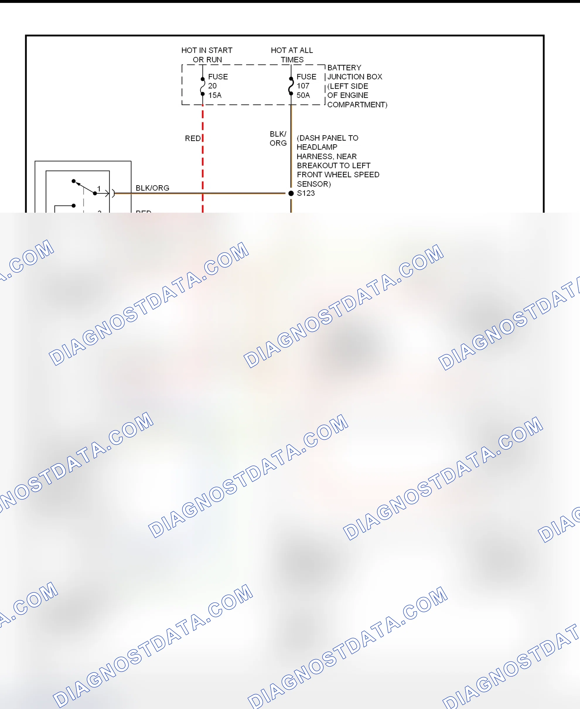 Scheme 43: Electric Cooling Fan Wiring Diagram (Windstar)