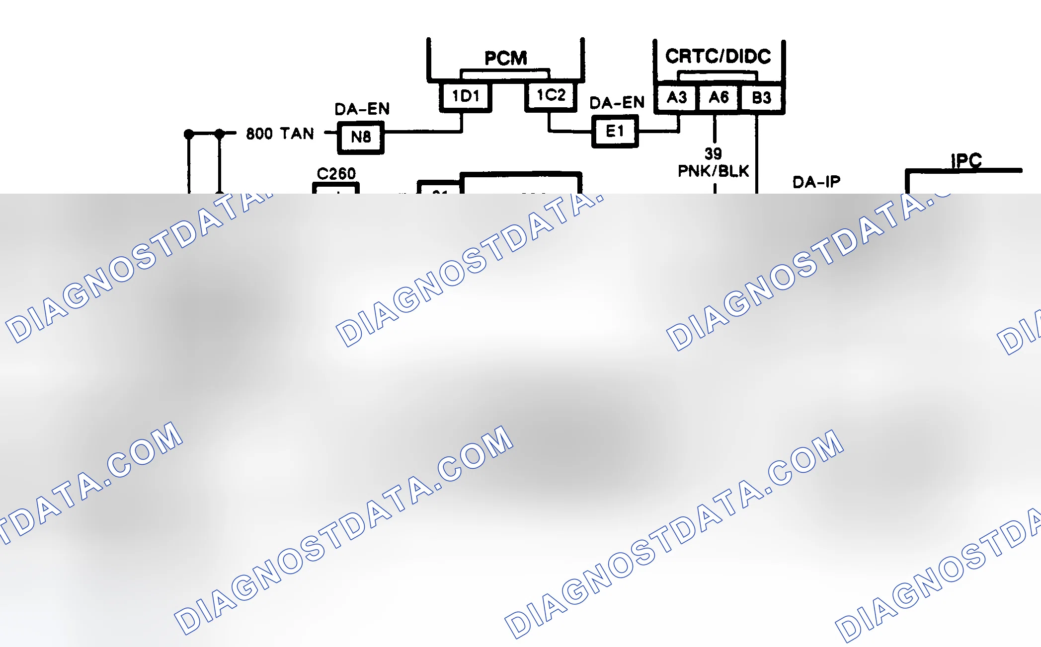 Scheme 394: CHART D-2, SERIAL DATA CIRCUIT SHORTED TO VOLTAGE (CRT EQUIPPED TORONADO & TROFEO)