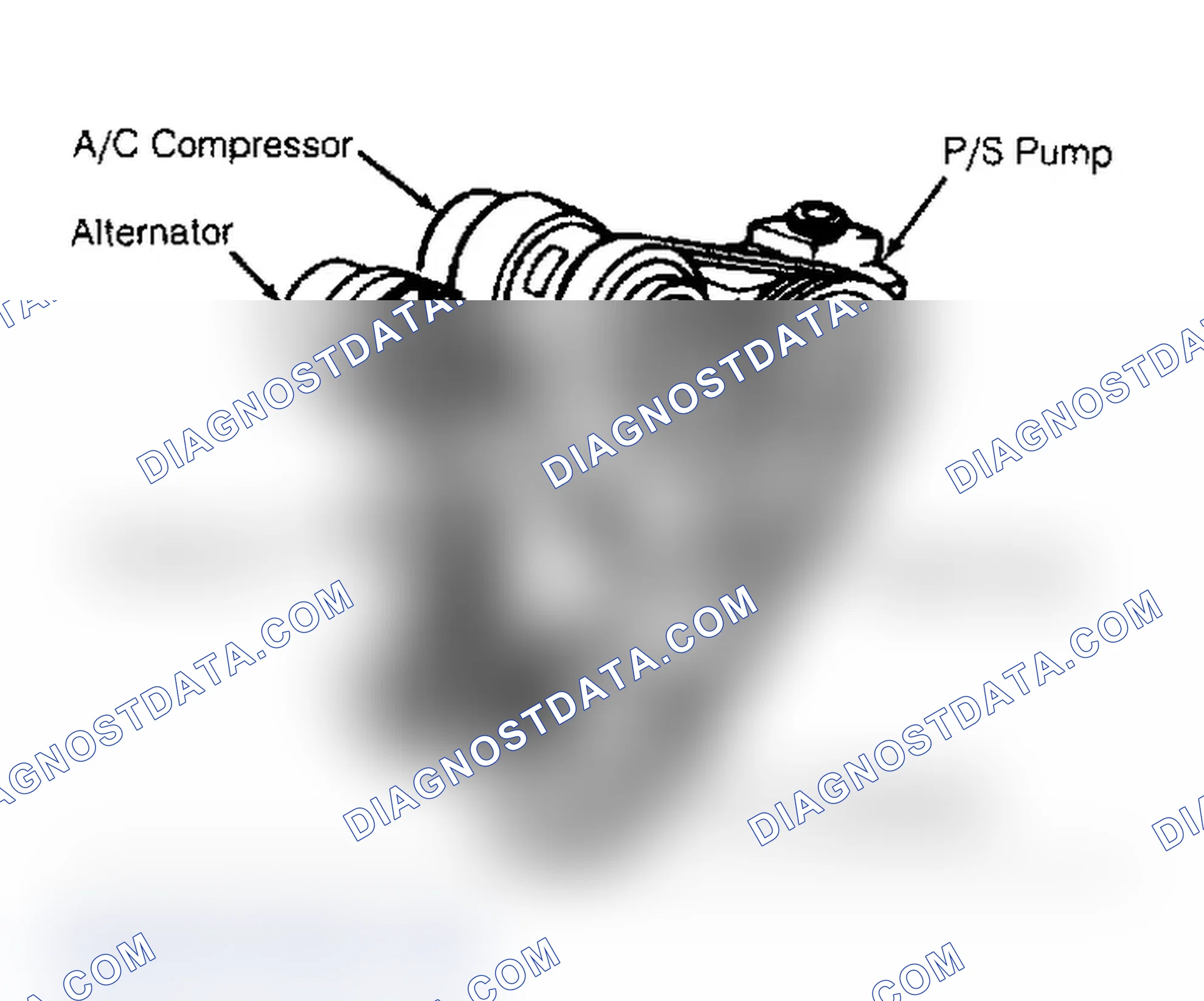 Scheme 3: Serpentine Belt Routing (5.7L Corvette)