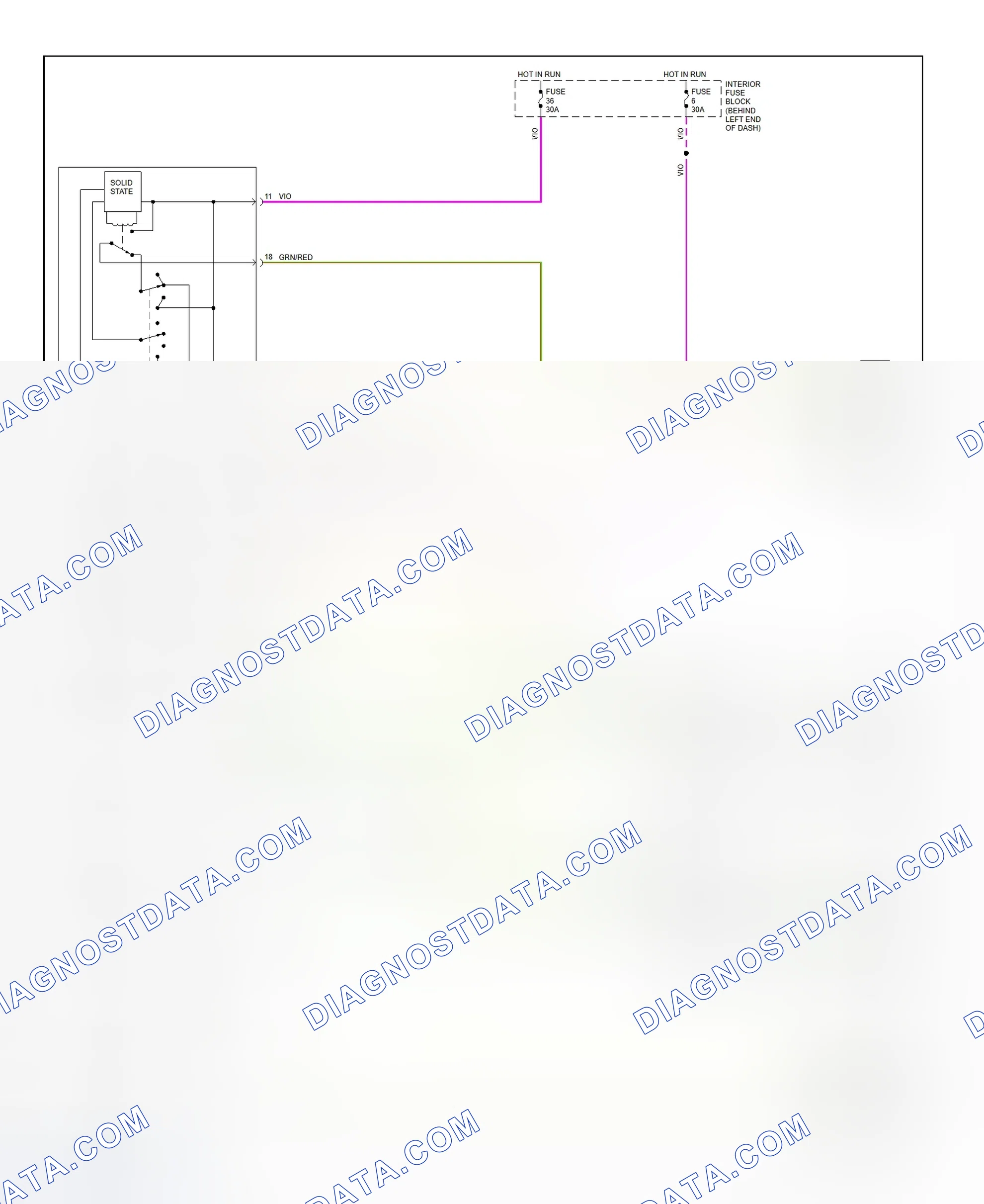 Scheme 9: Power Window System Wiring Diagram (2000 9-5)