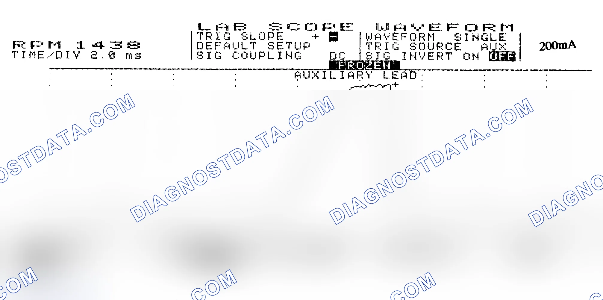 Scheme 15: Single Injector w/Normal Current Flow - Current Pattern