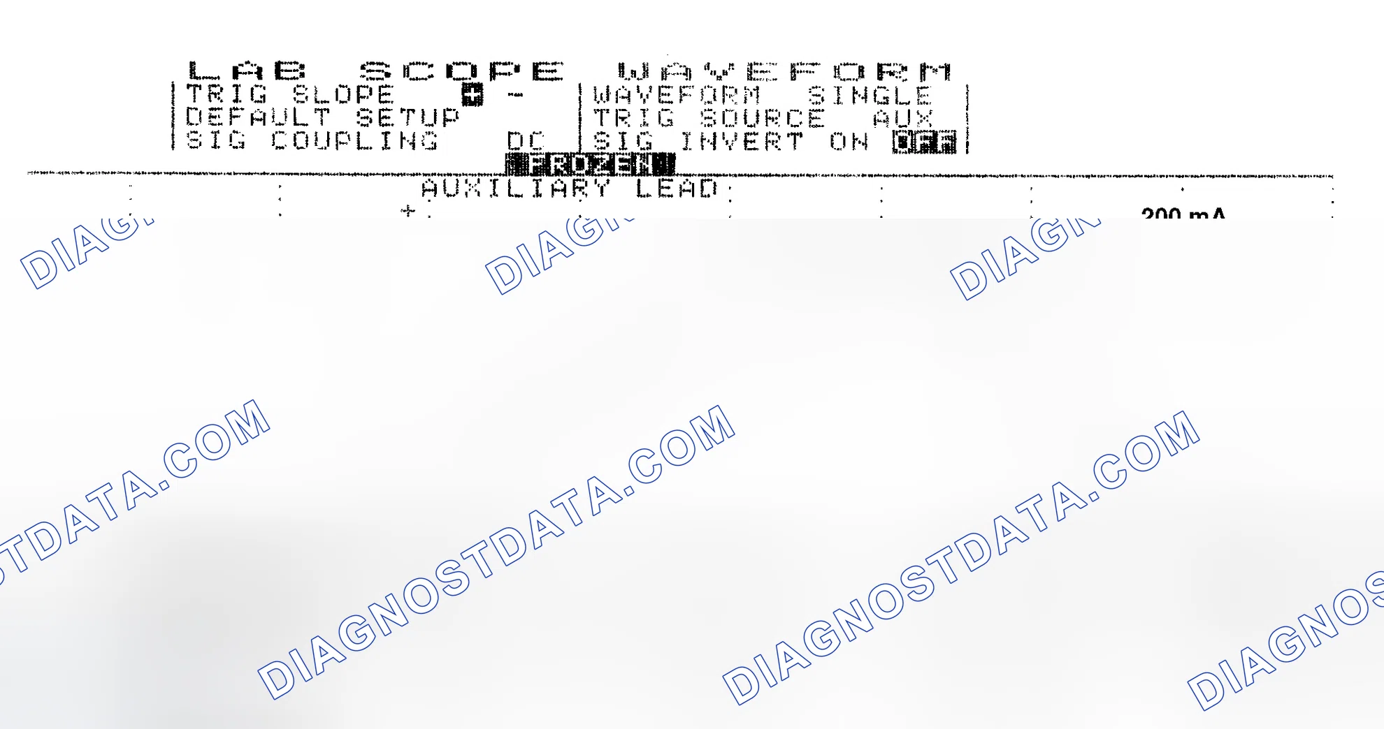 Scheme 13: Single Injector w/Normal Current Flow - Current Pattern
