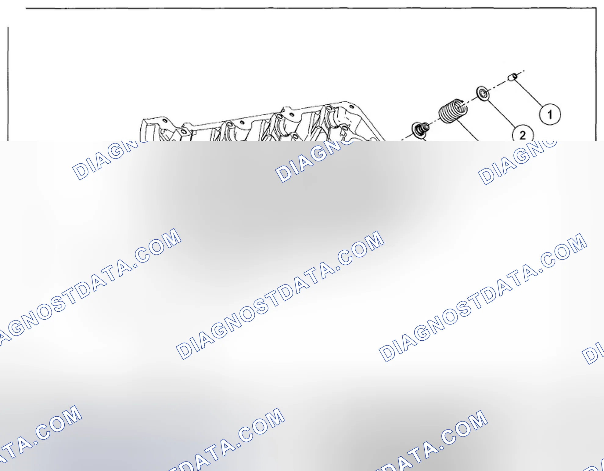 Scheme 596: CYLINDER HEAD DISASSEMBLY/ASSEMBLY - 3.0L