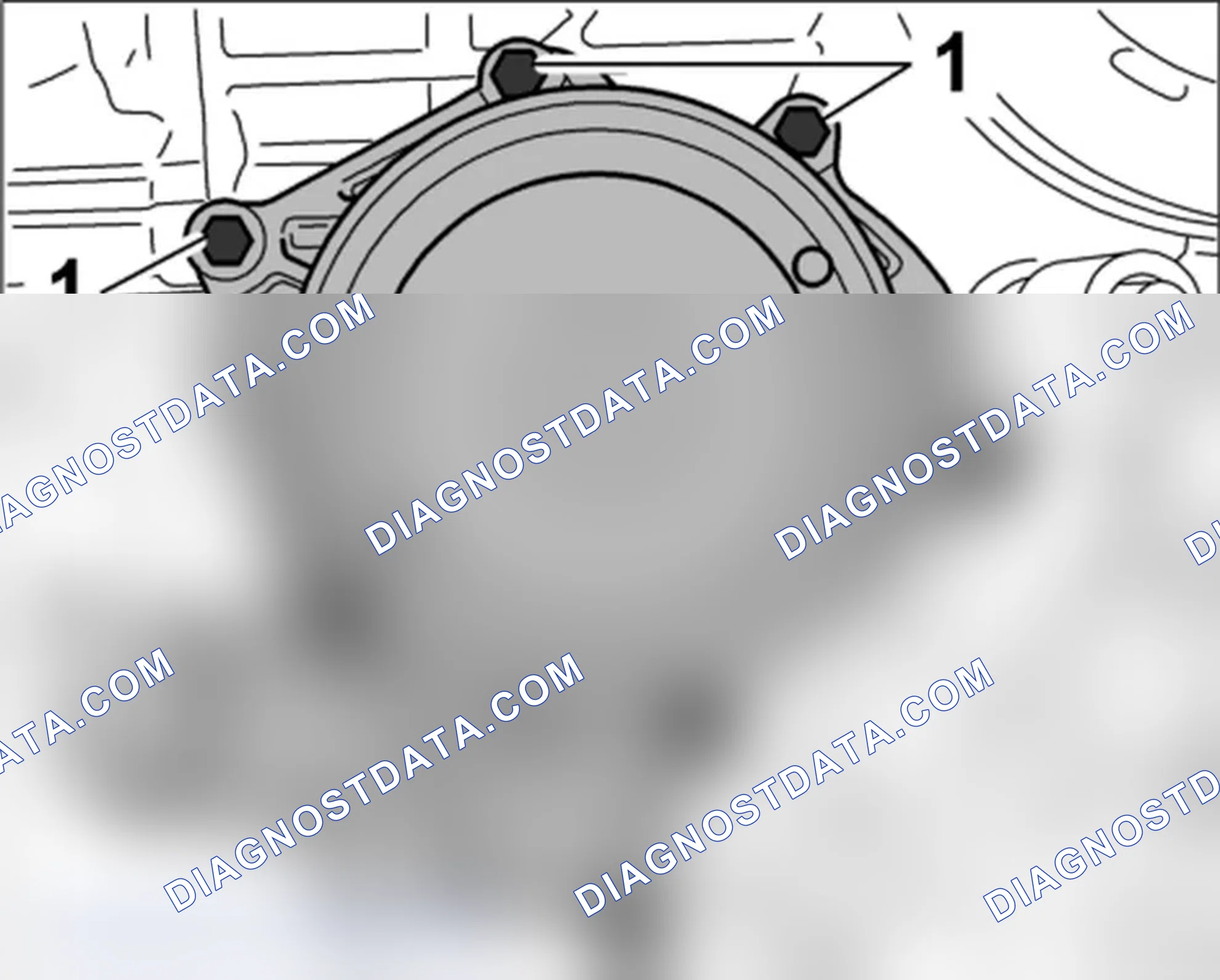 Scheme 35: Removing coolant pump