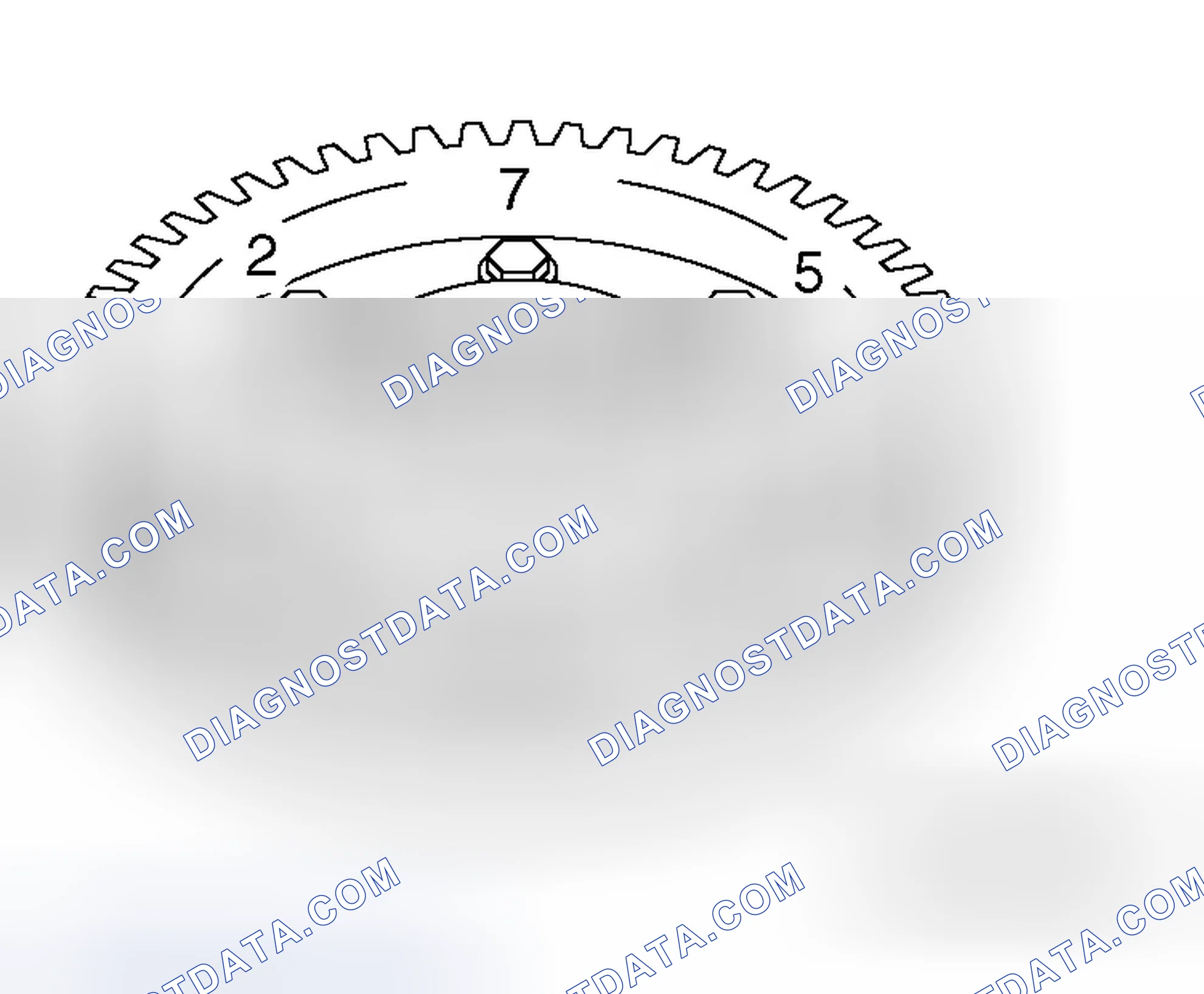 Scheme 736: >> D << DIFFERENTIAL DRIVE GEAR INSTALLATION