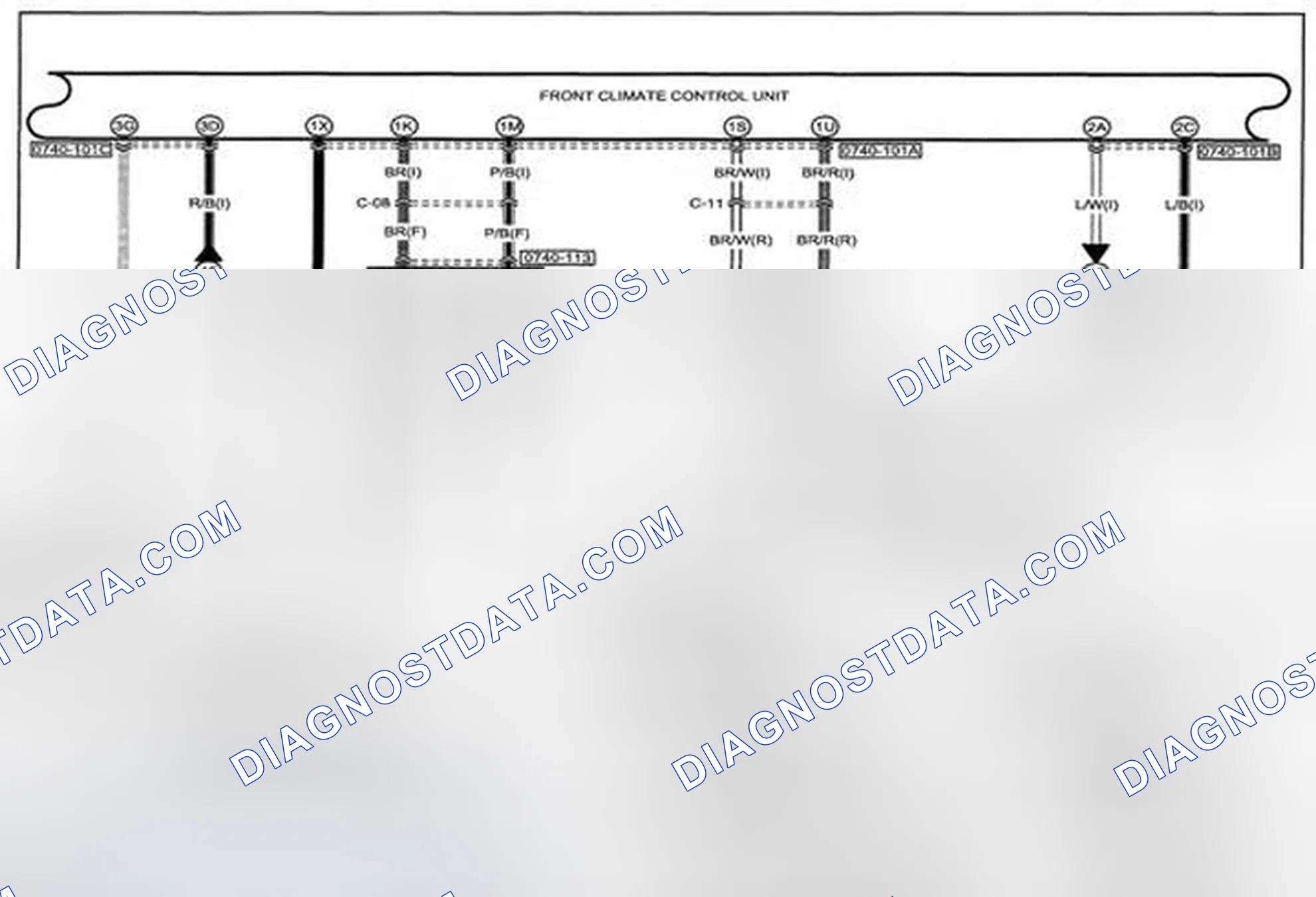 Scheme 140: Heater And Air Conditioner System Wiring Diagram - 0740-1d (1 Of 2)