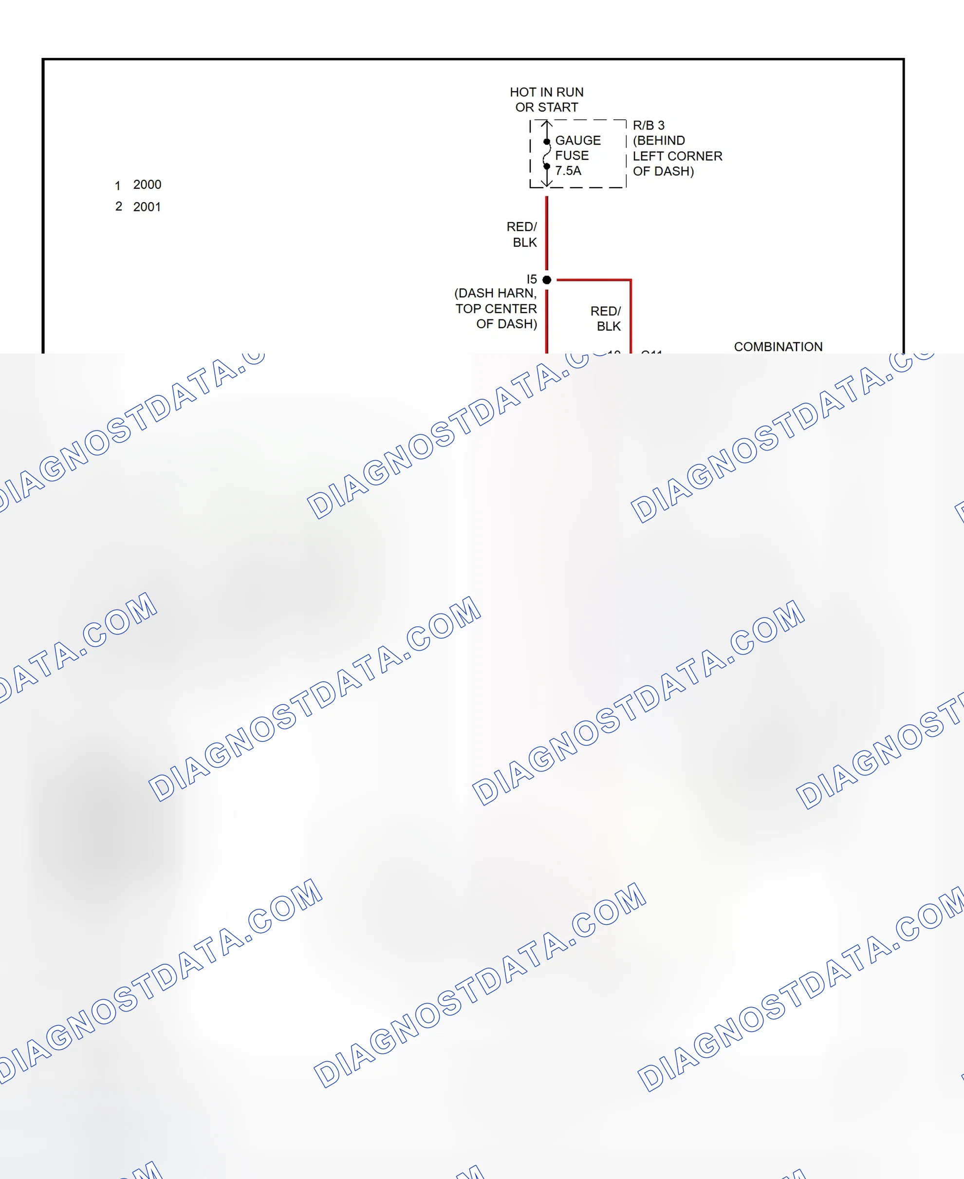 Scheme 11: Charging System Wiring Diagram (MR2)