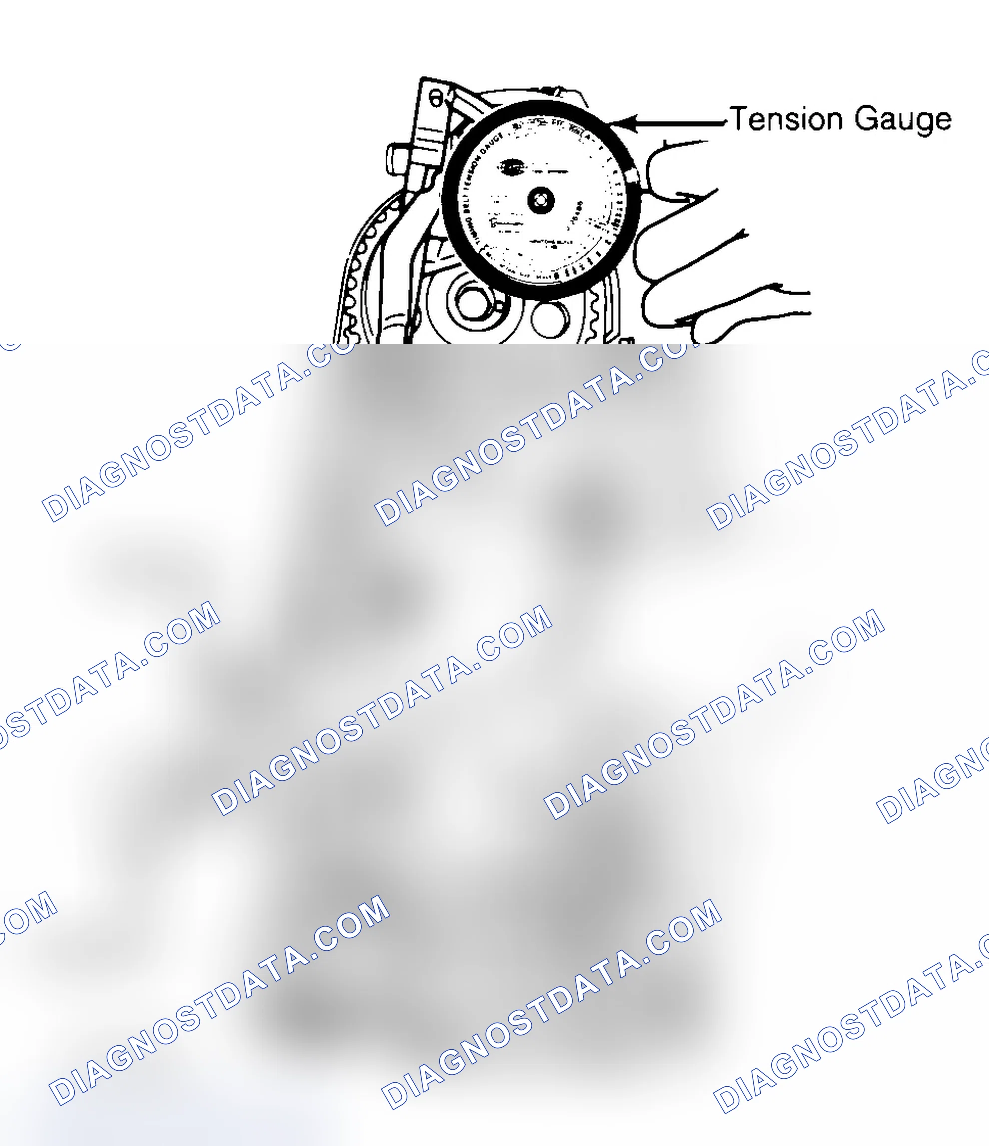 Scheme 28: Adjusting Typical Timing Belt Tension