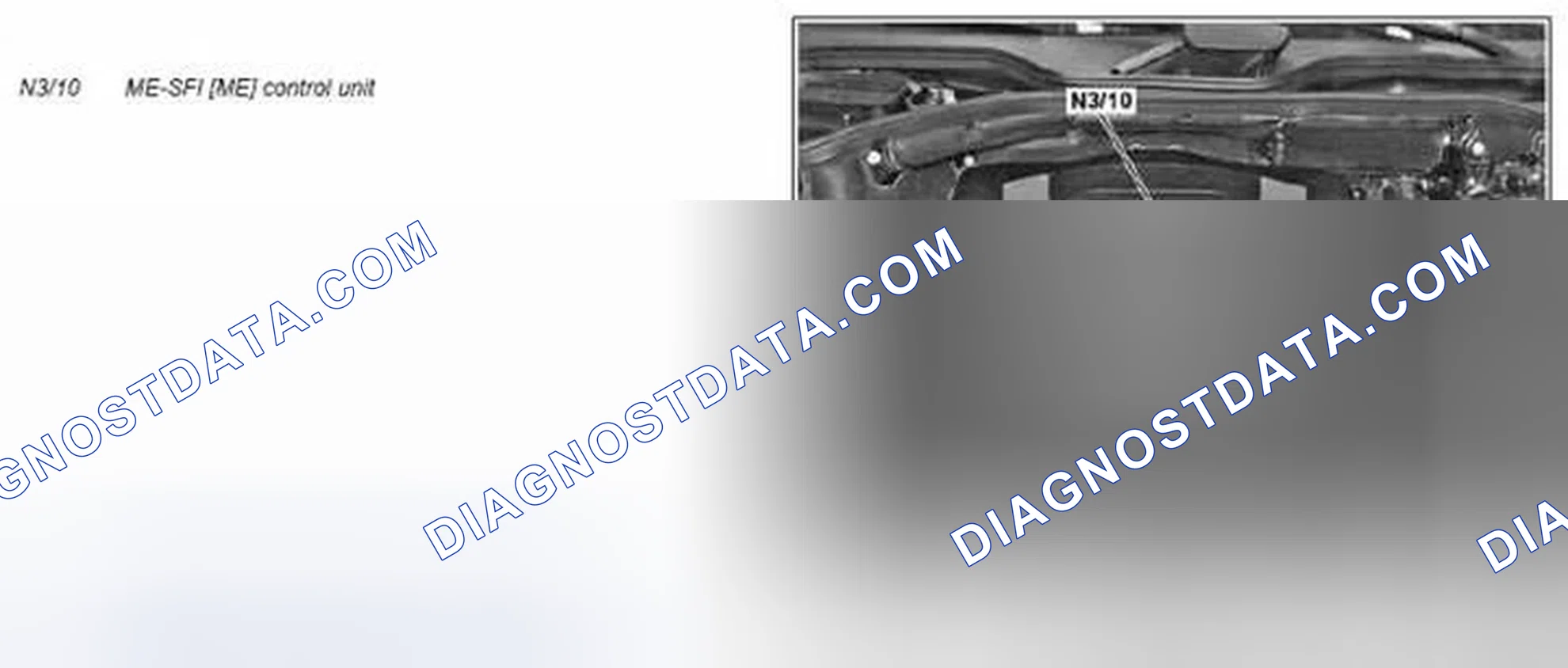 Scheme 122: ME-SFI [ME] control unit, component description - GF07.61-P-6000MIG