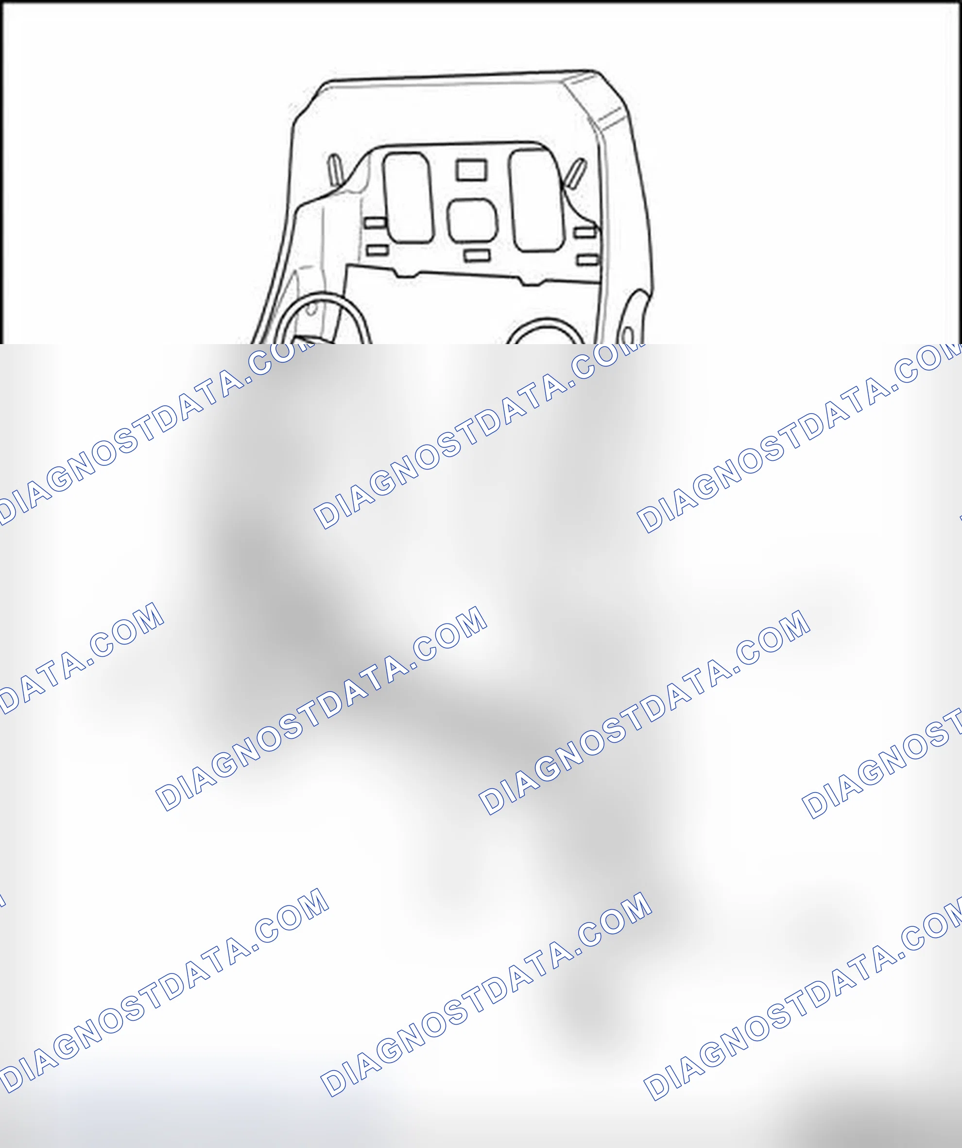 Scheme 245: Seat backrest wiring harness, assembly overview