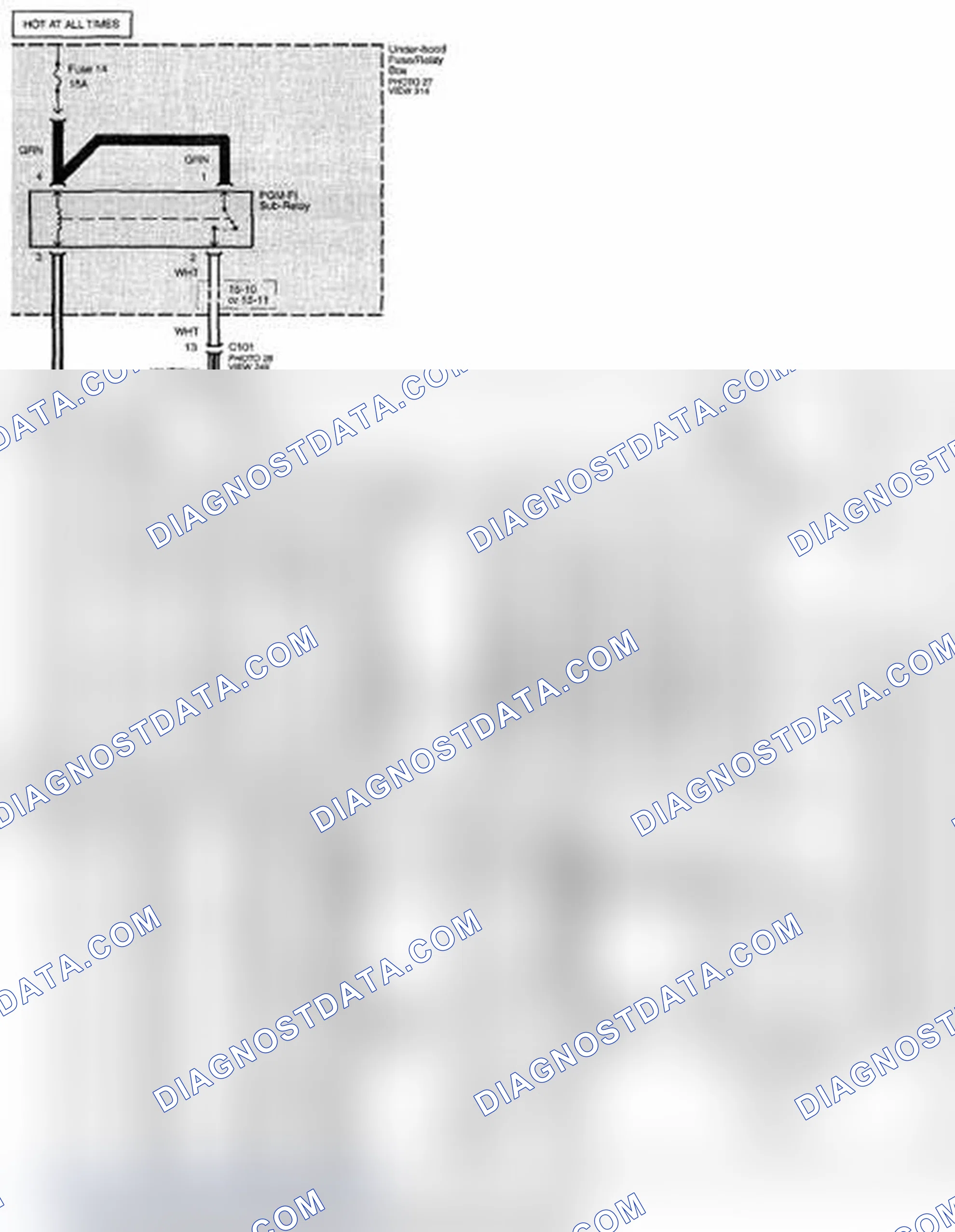 Scheme 163: PGM-FI System Circuit Diagram (Page 23-3)