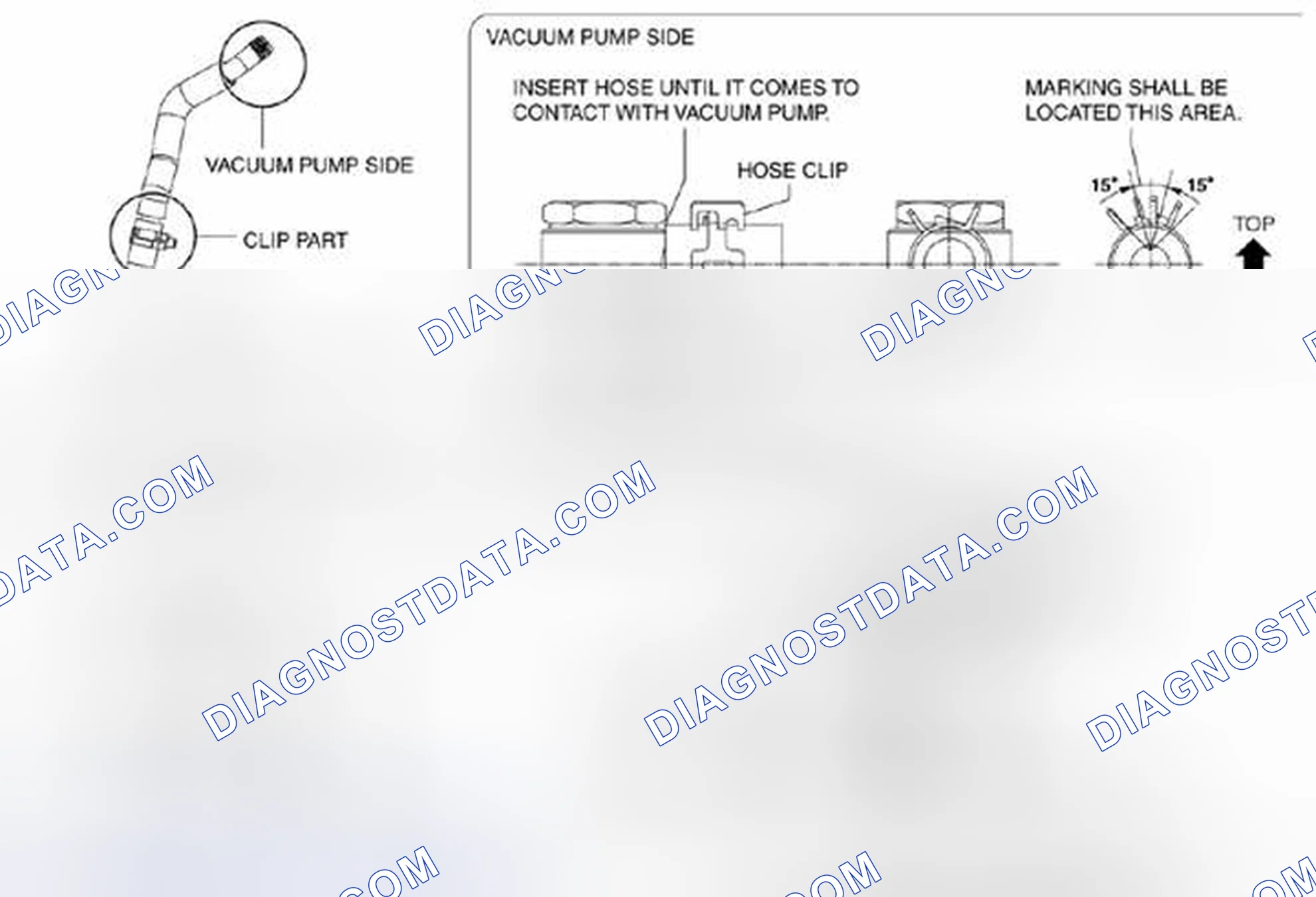 Scheme 173: Vacuum Hose Installation Note