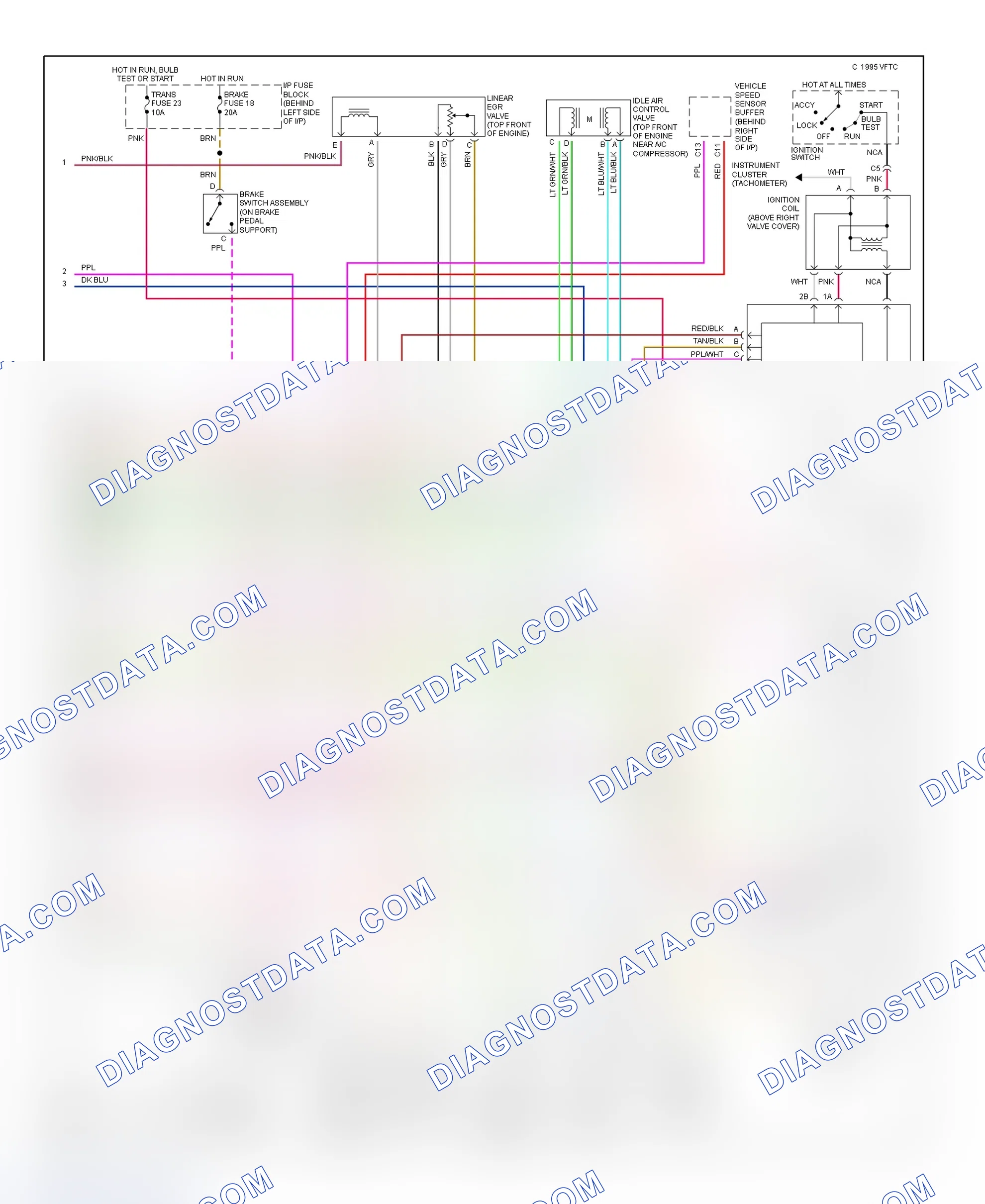 Scheme 30: Wiring Diagram ("S" & "T" Blazer, Jimmy, Pickup & Sonoma - 4.3L VIN W W/PCM - 2 Of 2)