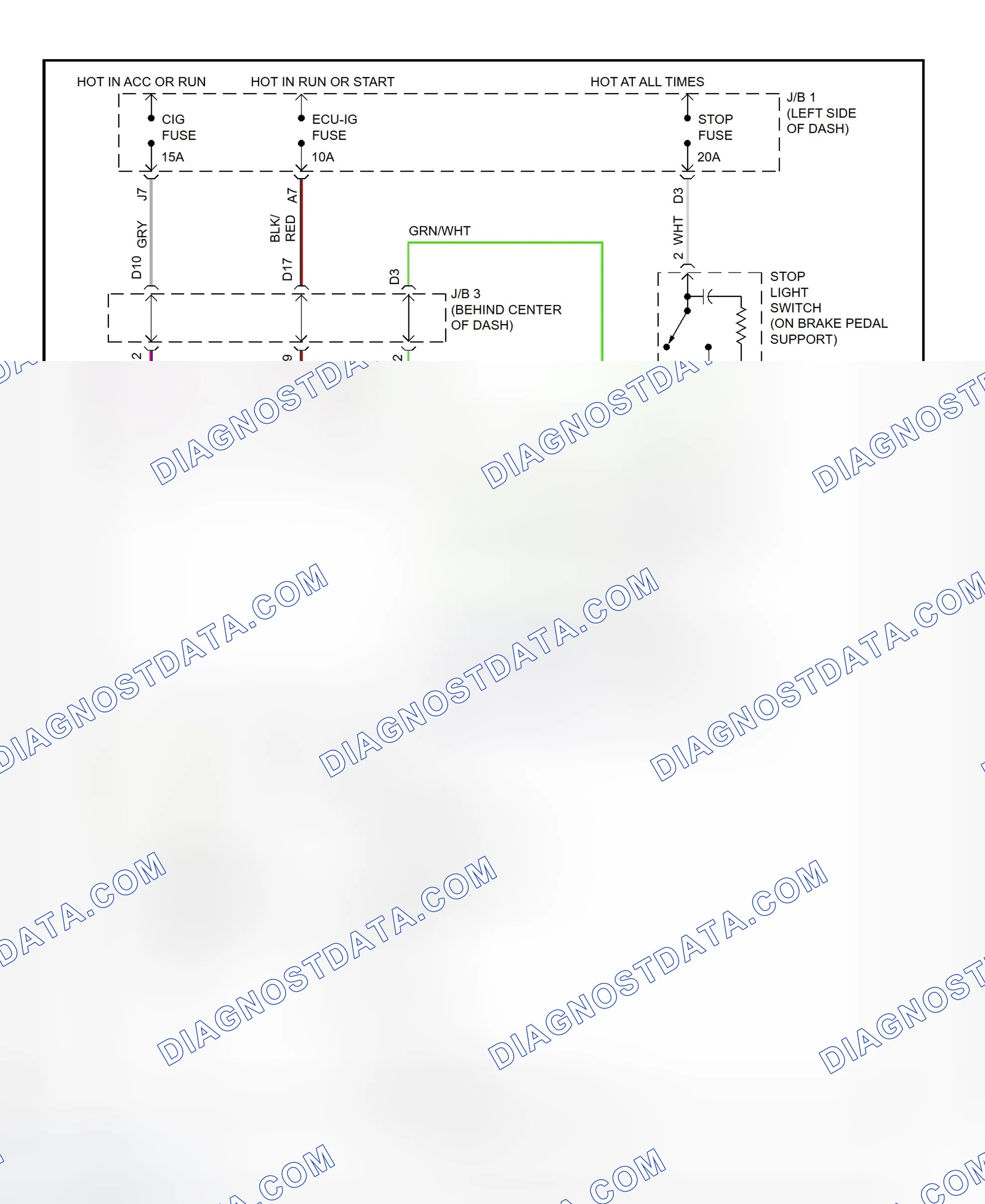 Scheme 41: Shift Interlock System Wiring Diagram (1997 GS300)