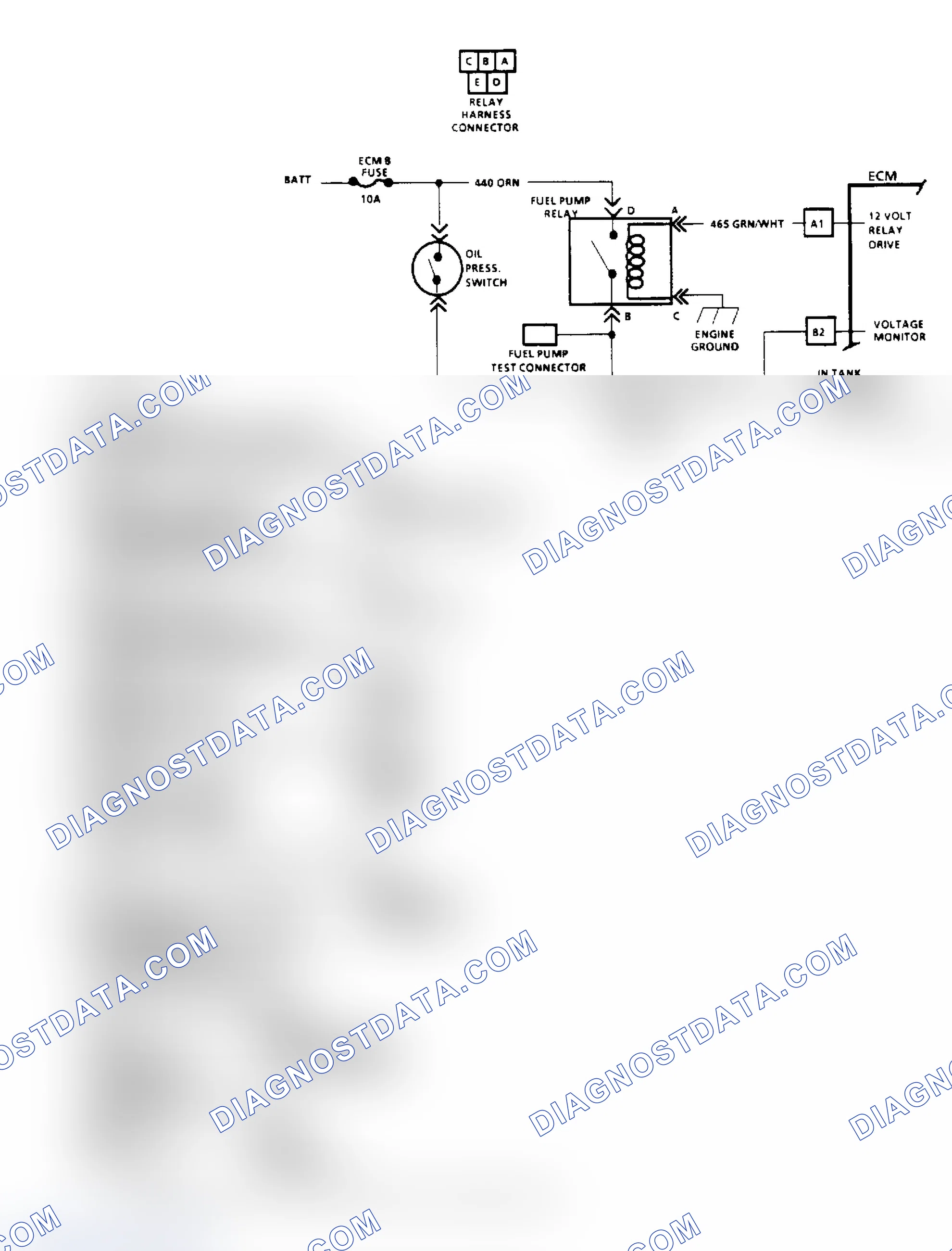Scheme 30: Chart A5, Fuel Pump Relay Ckt Diagnosis ("M" & "S/T" Series)