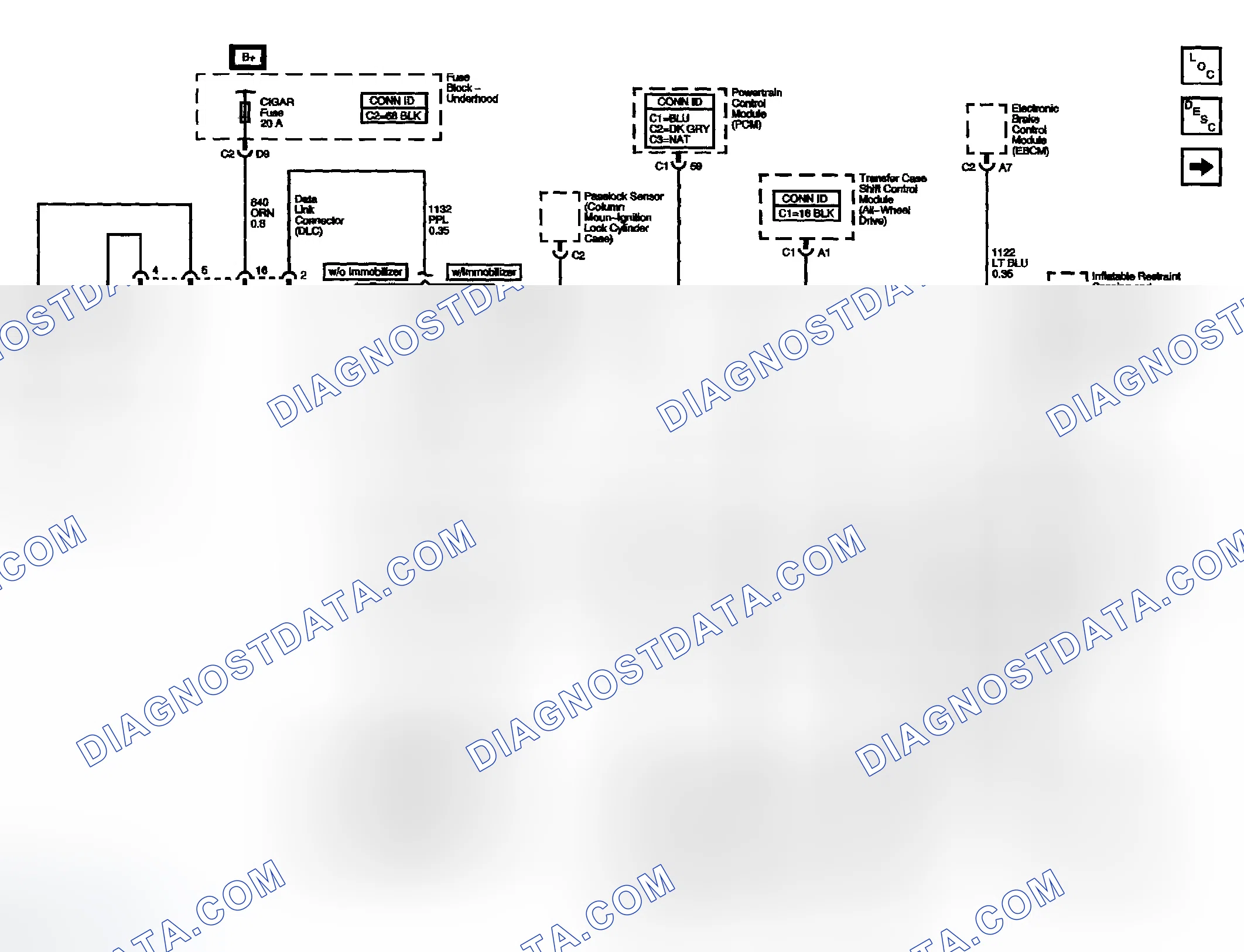 Scheme 12: Data Link Connector (DLC) Schematics