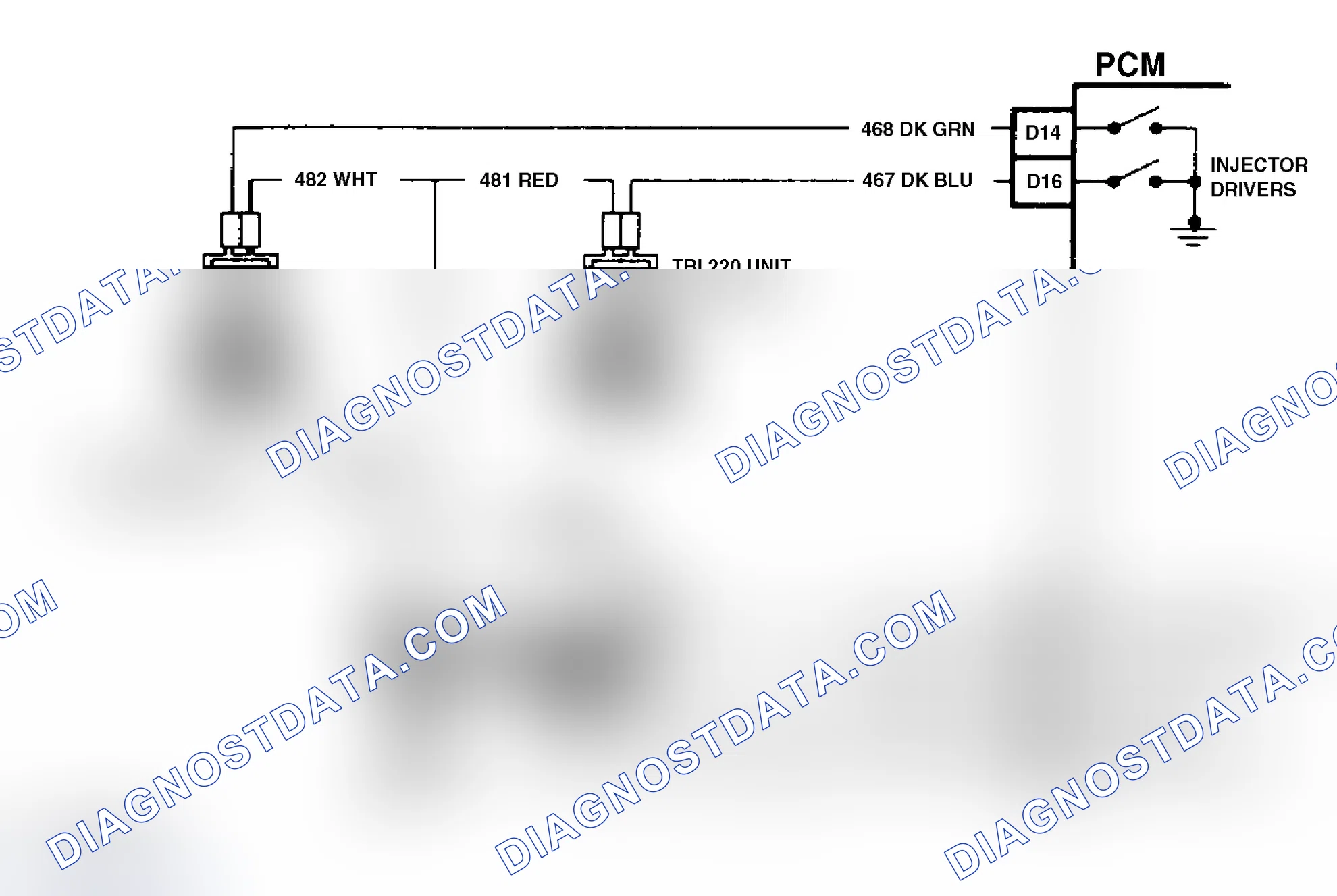 Scheme 72: Code 42 Schematic ("C" & "K" Series 5.7L M/T) Ignition Control