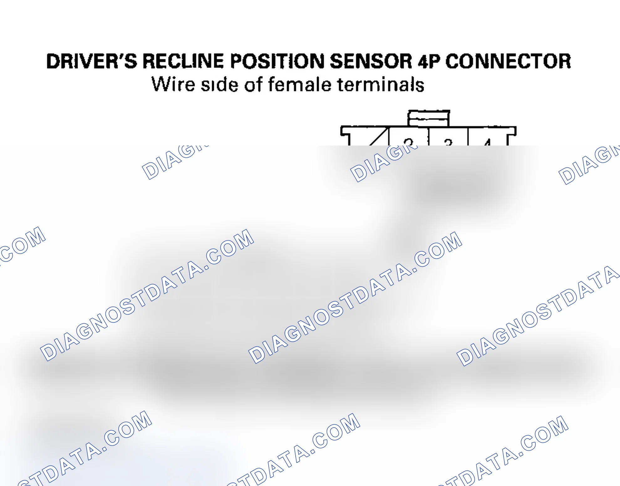 Scheme 27: Power Seat Recline Position Sensor Troubleshooting