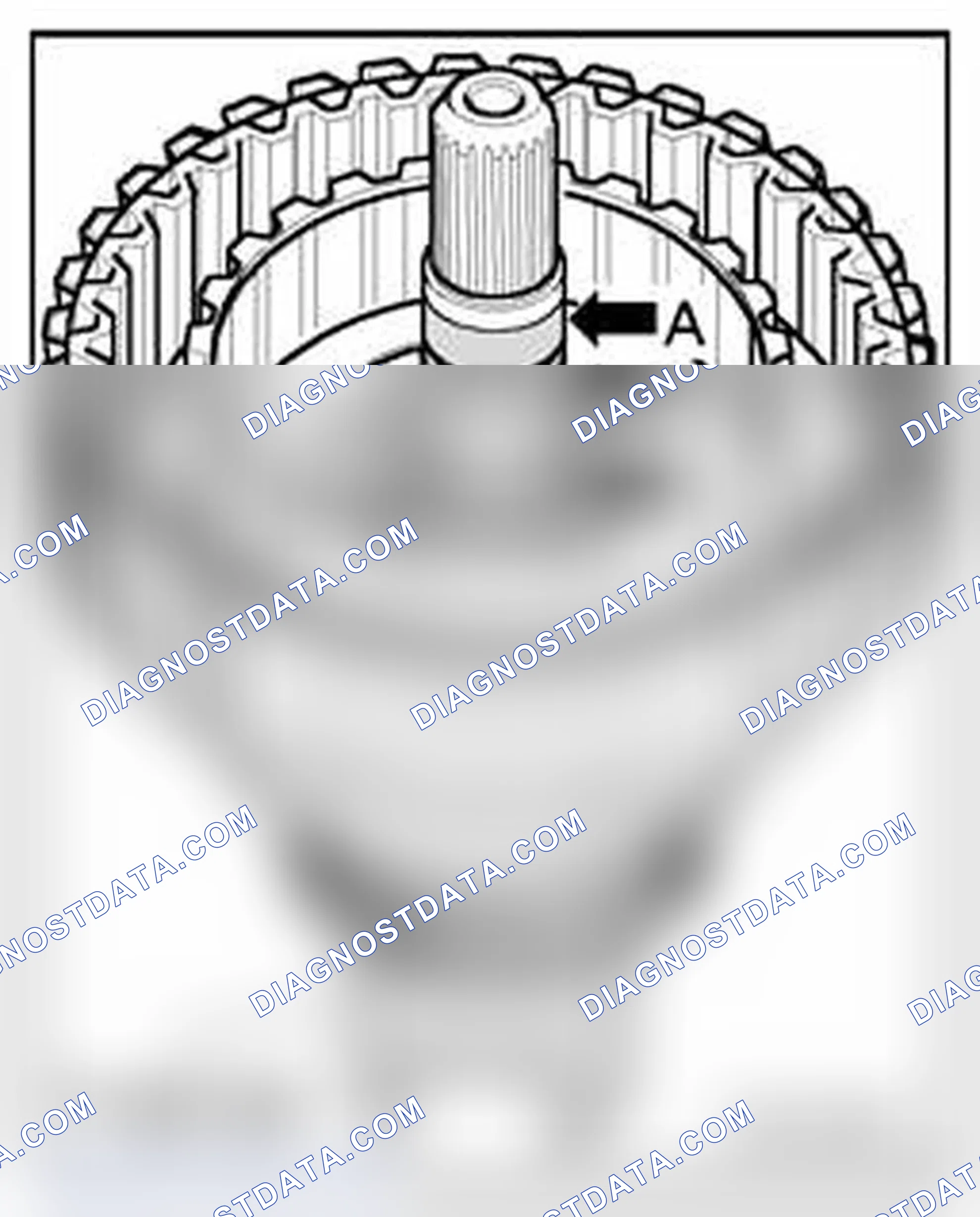 Scheme 542: Check input shaft cylinder running and sealing surfaces for wear