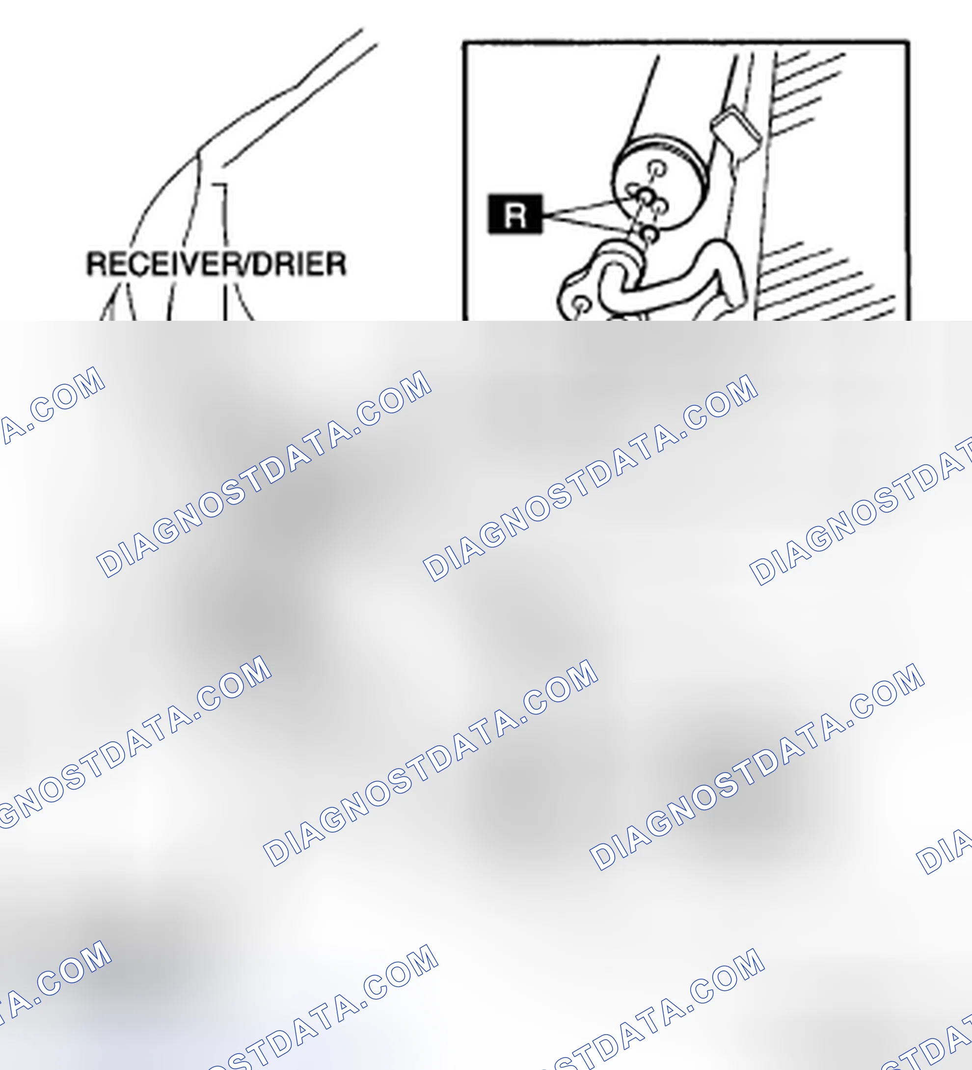 Scheme 120: RECEIVER/DRIER REMOVAL/INSTALLATION