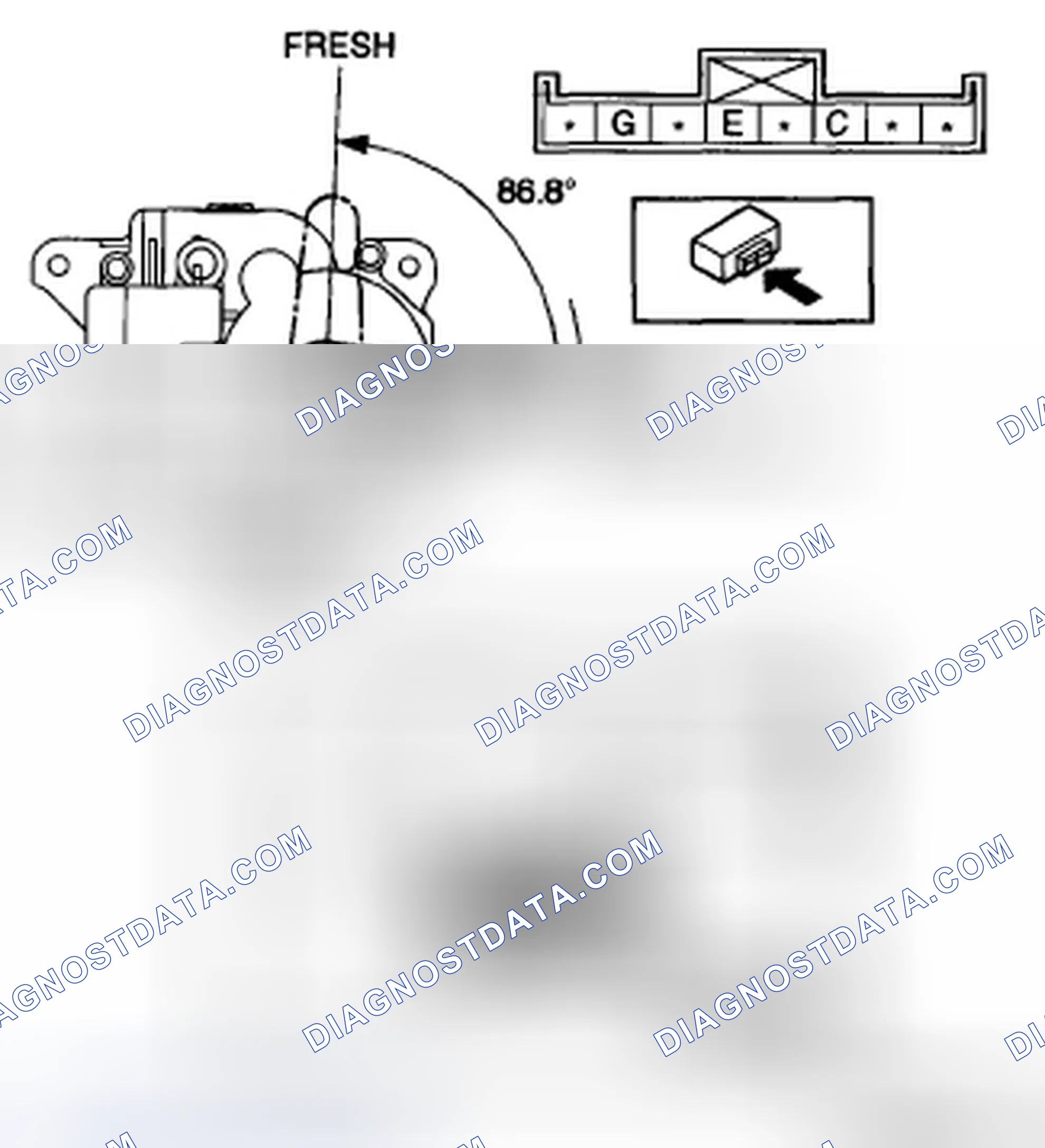 Scheme 35: AIR INTAKE ACTUATOR INSPECTION [MANUAL AIR CONDITIONER]