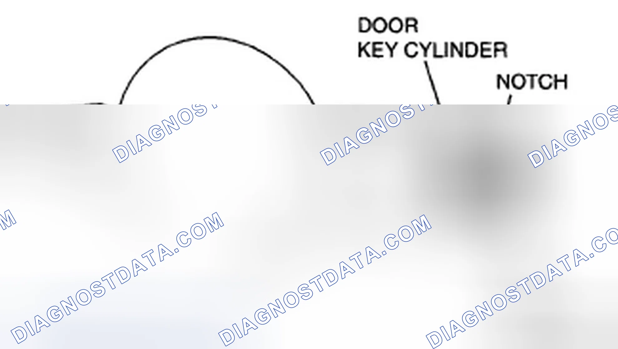 Scheme 18: FRONT DOOR KEY CYLINDER REMOVAL/INSTALLATION