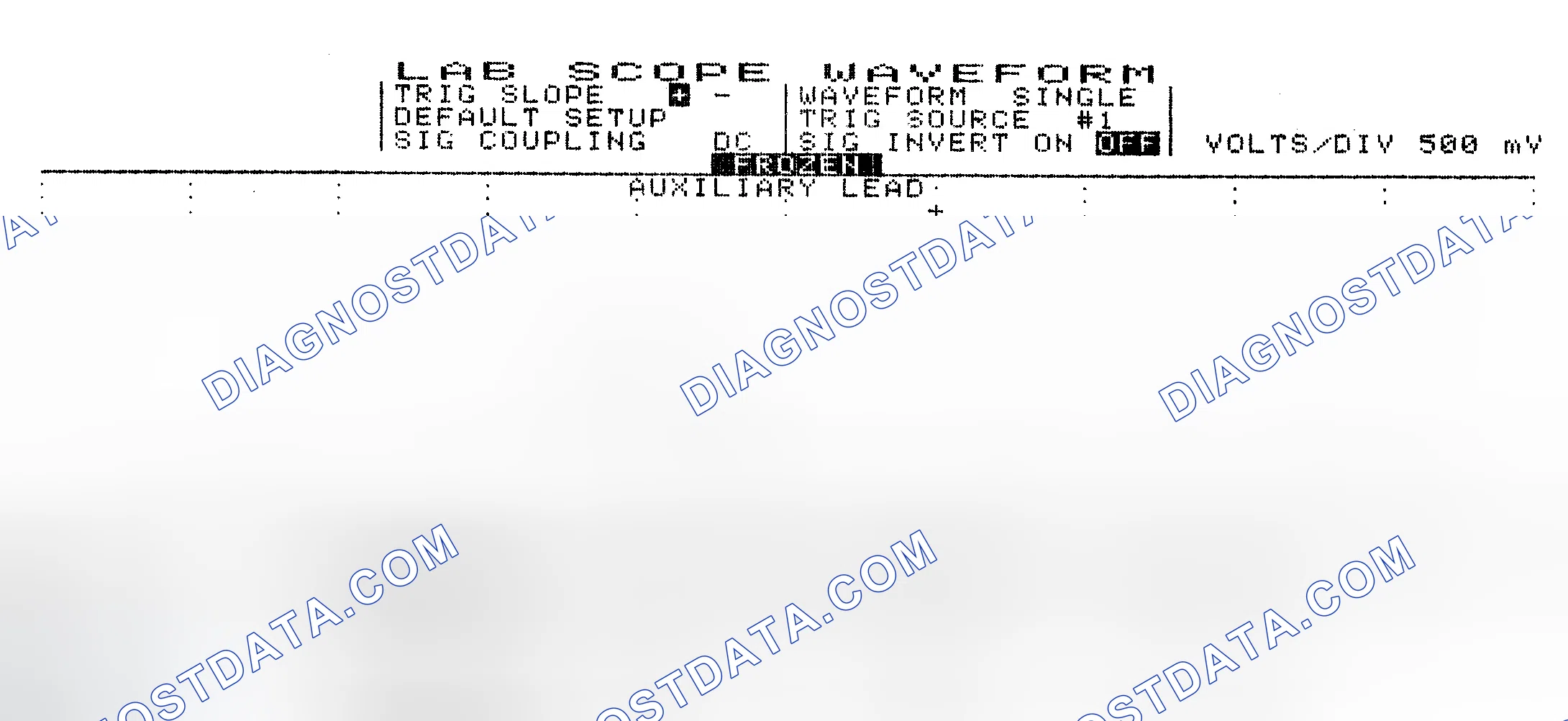 Scheme 10: Single Injector w/Excessive Current Flow - Current Pattern
