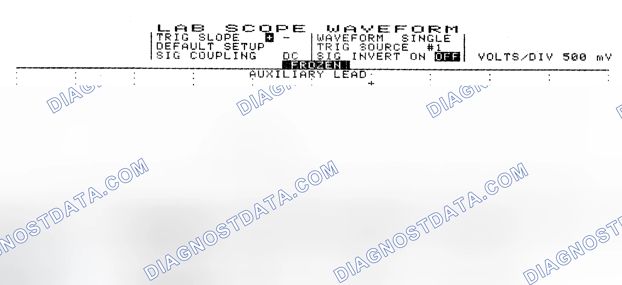 Scheme 10: Single Injector w/Excessive Current Flow - Current Pattern