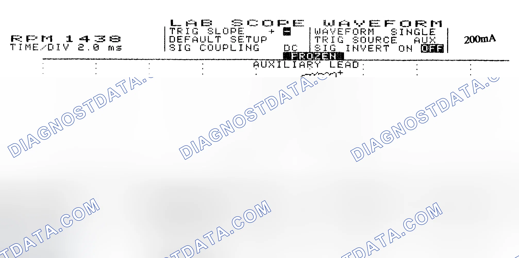 Scheme 15: Single Injector w/Normal Current Flow - Current Pattern