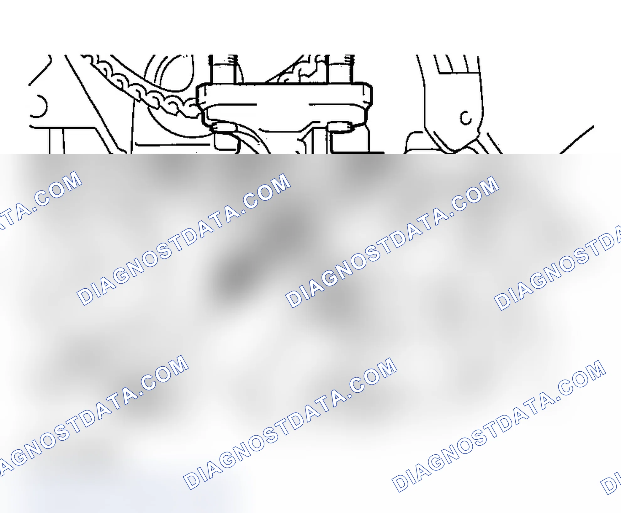 Scheme 600: >> B << ENGINE SUPPORT BRACKET INSTALLATION