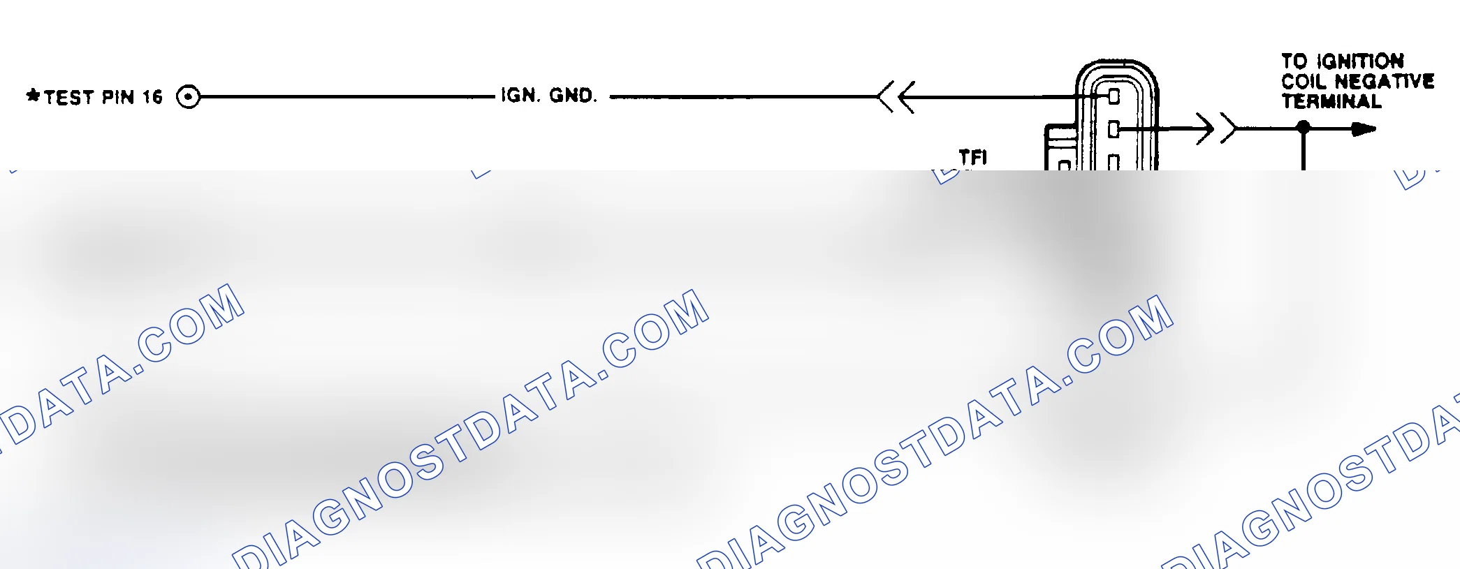 Scheme 105: Ignition Diagnostic Monitor Circuit