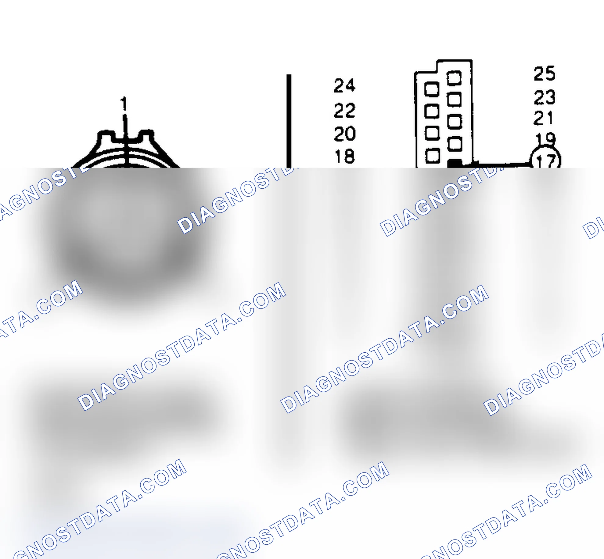 Scheme 160: Distributor Sync Pick-Up Harness Connector & Logic Module Blue Connector View From Wire End