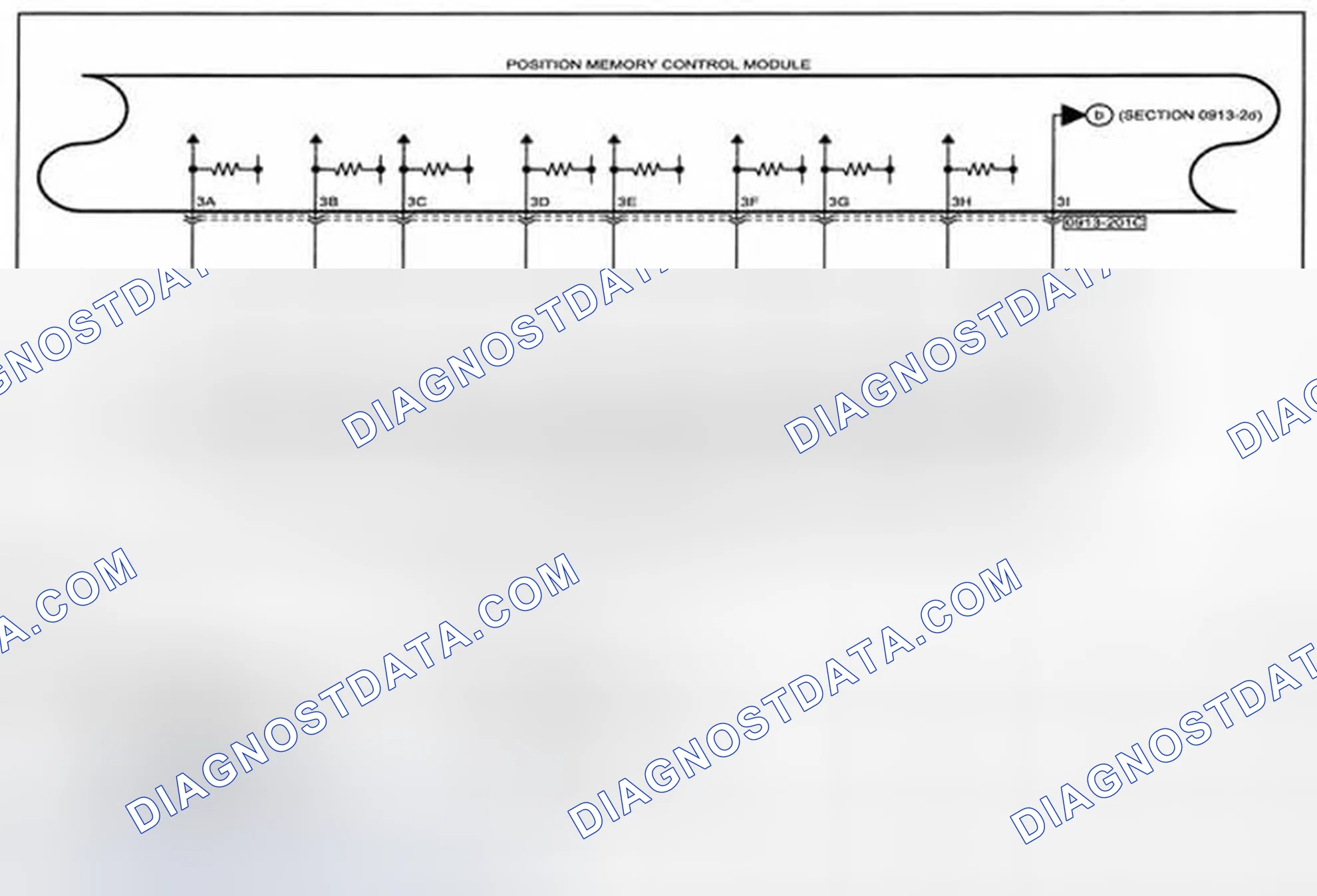 Scheme 190: Memory Power Seat Wiring Diagram - 0913-2c (1 Of 2)