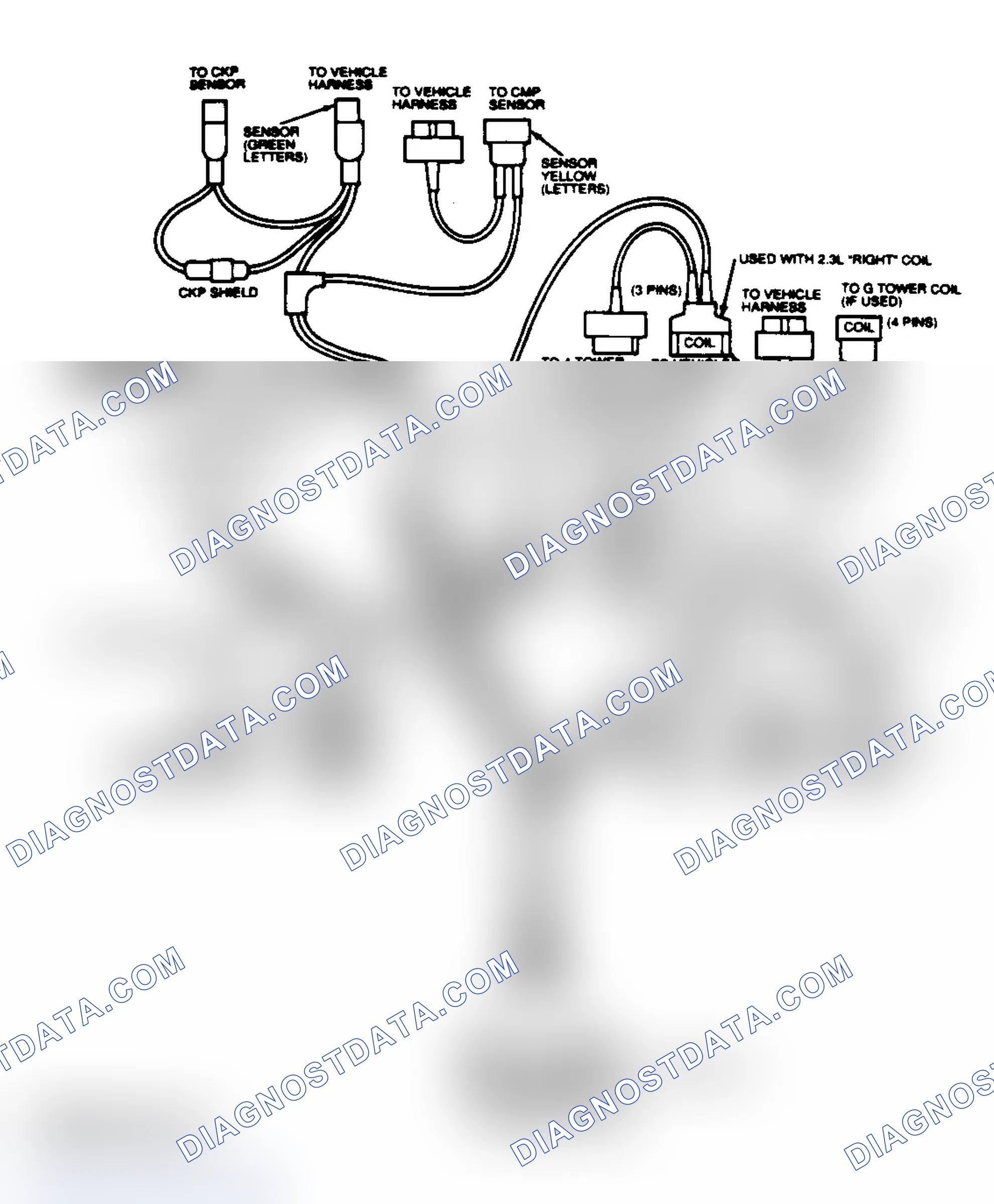 Scheme 182: EI Diagnostic Cable (3.0L SHO, 3.2L & 3.8L SC)