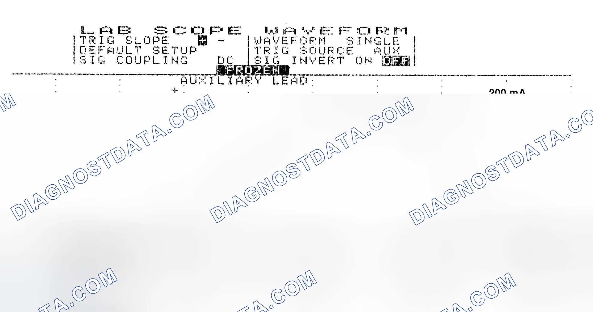 Scheme 13: Single Injector w/Normal Current Flow - Current Pattern