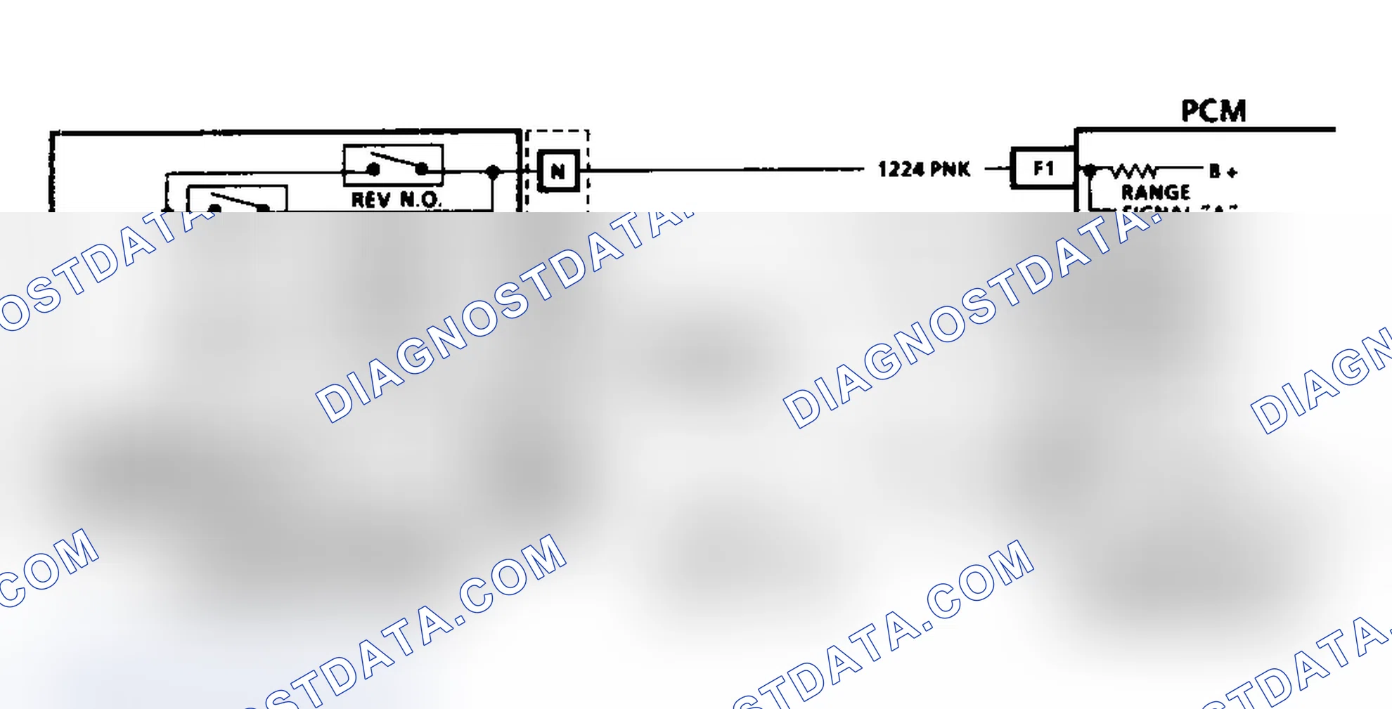 Scheme 427: Code 28 Schematic (4L60-E Transmission (Gasoline) Transmission Range Pressure Switch