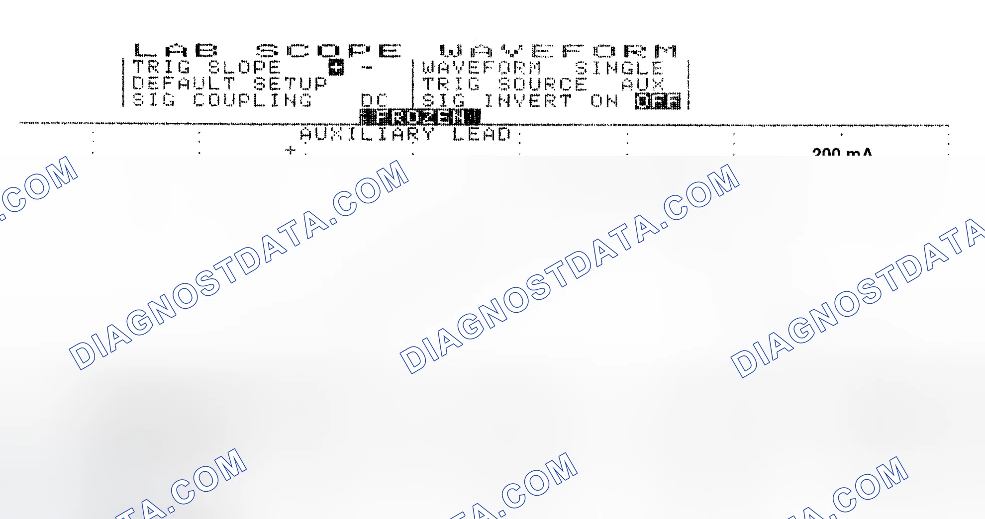 Scheme 13: Single Injector w/Normal Current Flow - Current Pattern