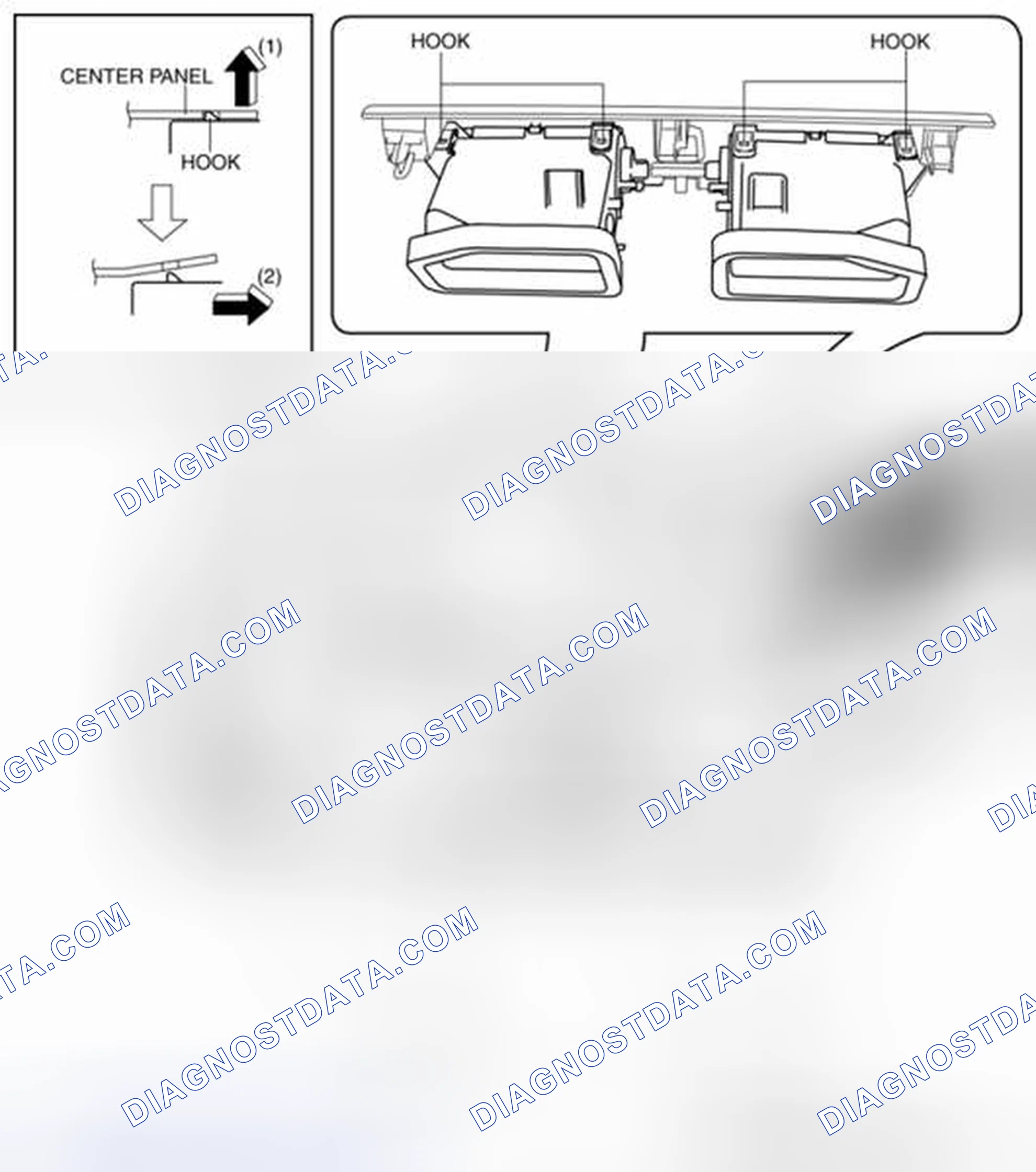 Scheme 37: Center Ventilator grille