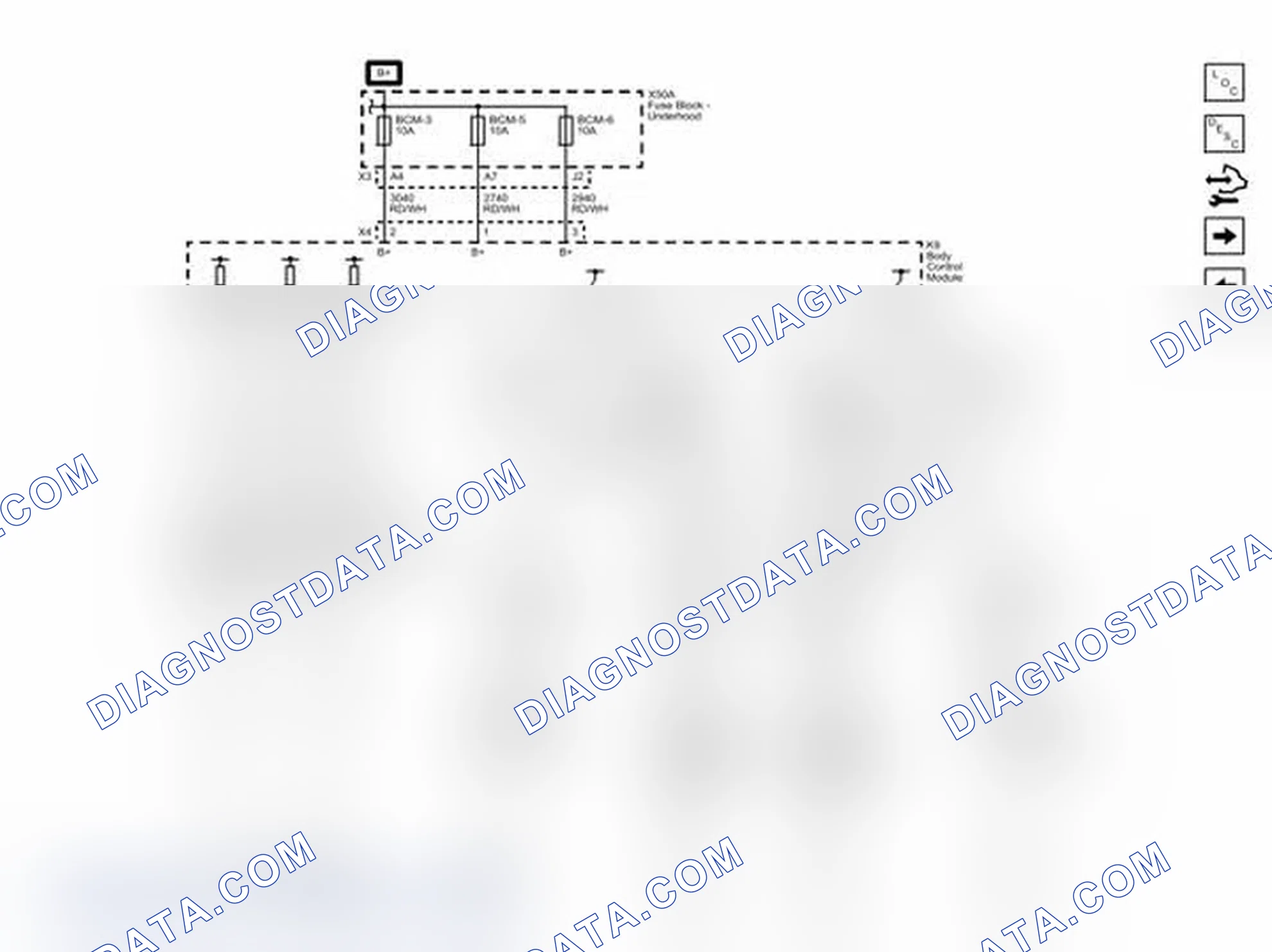 Scheme 5: Turn Signal Controls and Front Turn Signal Lamps Wiring Schematics