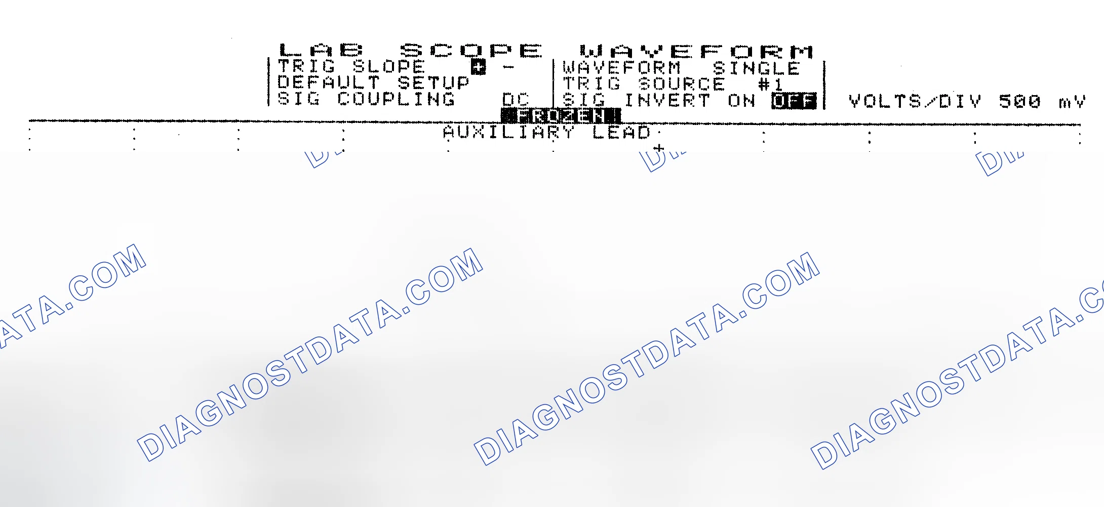 Scheme 10: Single Injector w/Excessive Current Flow - Current Pattern