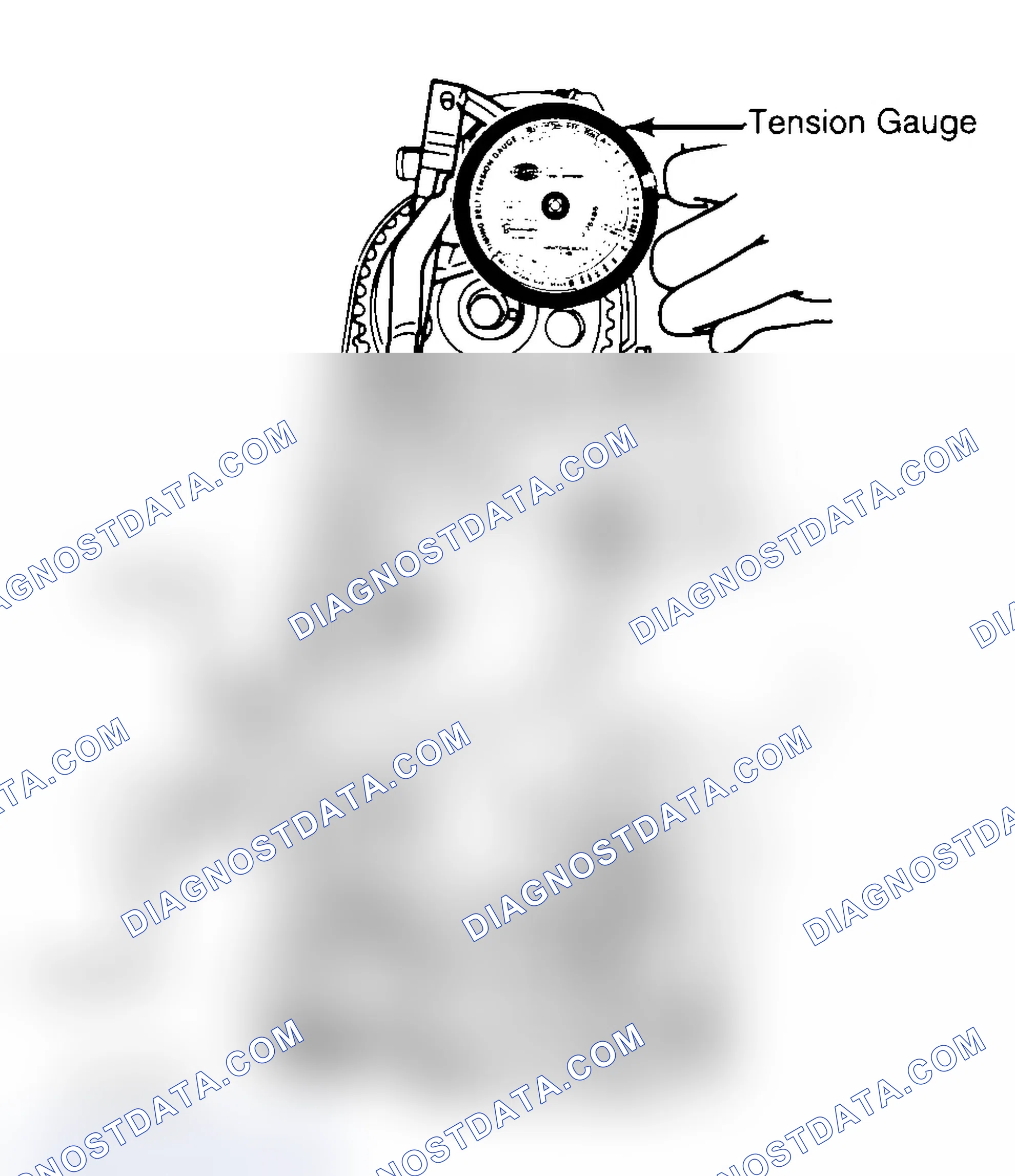 Scheme 28: Adjusting Typical Timing Belt Tension