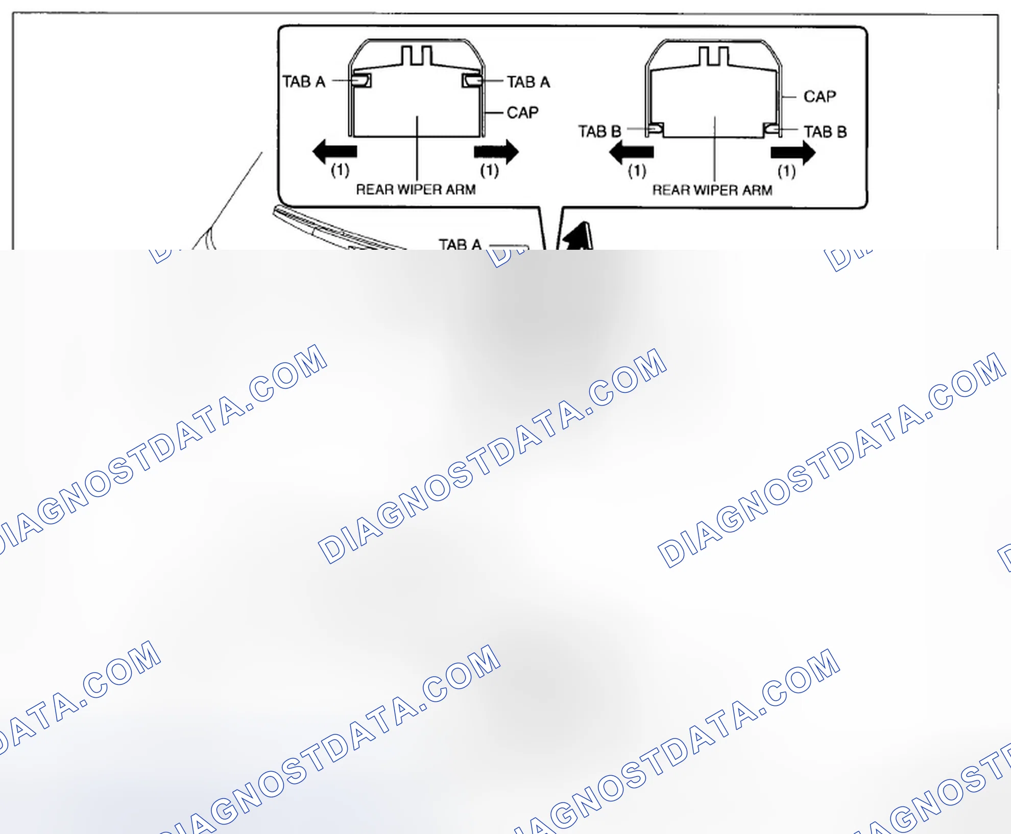 Scheme 13: Rear Wiper Arm