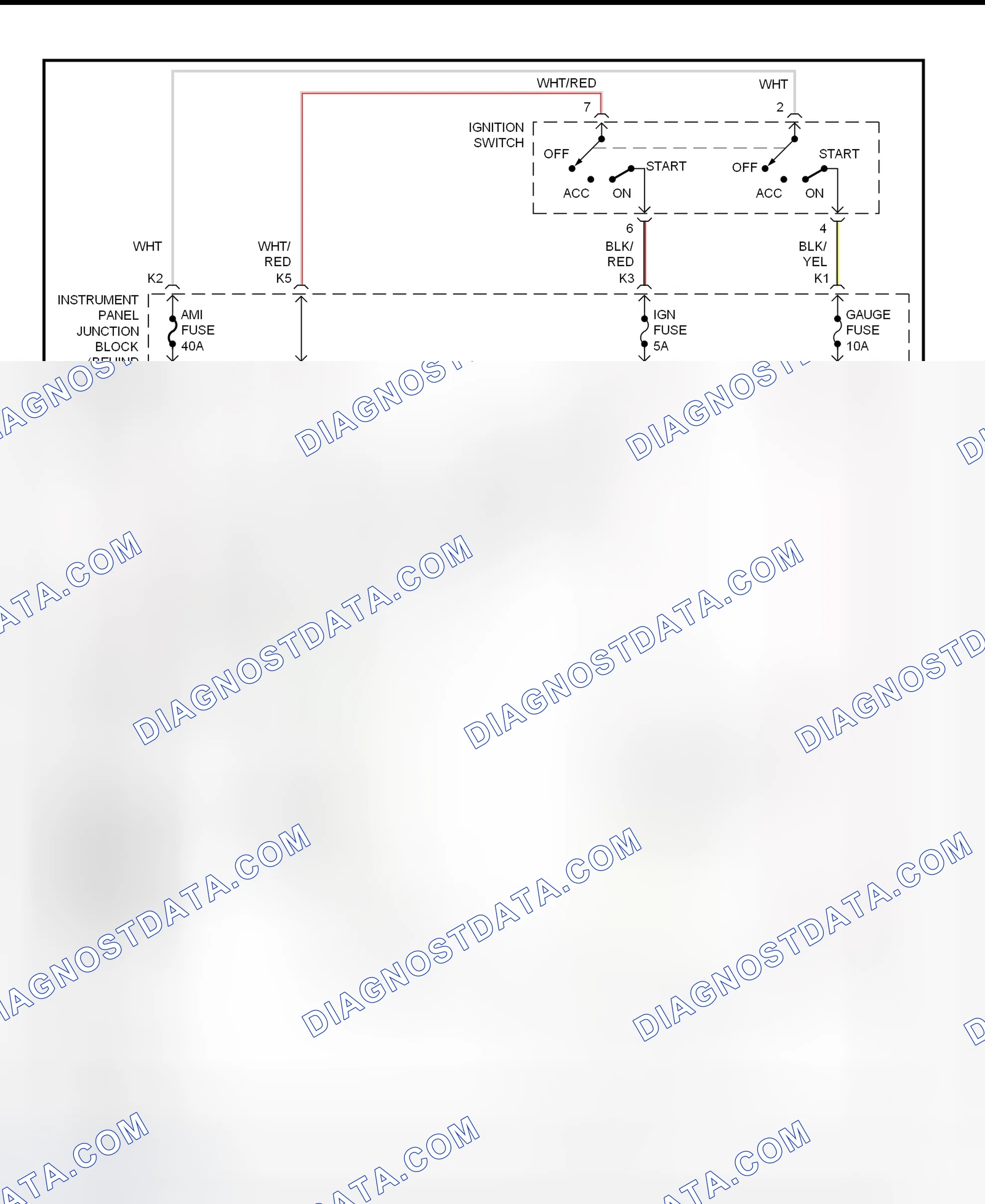 Scheme 3: Charging System Wiring Diagram (Camry - 2.2L CNG)