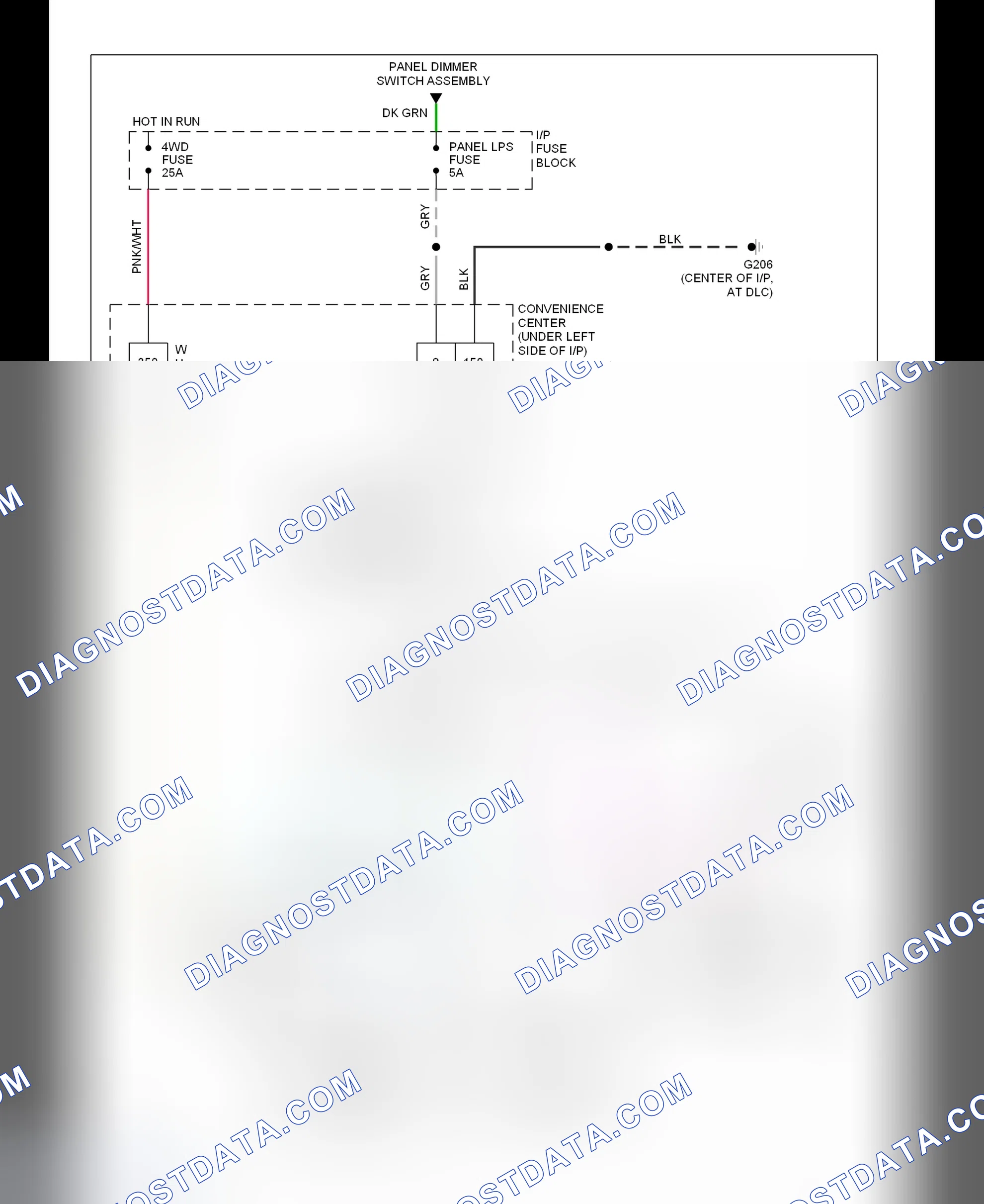 Scheme 9: Transfer Case Circuit (1994 Except K300)