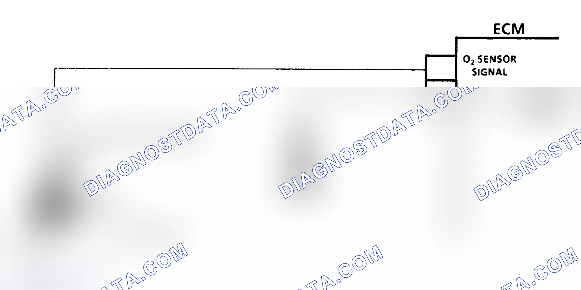 Scheme 3: Code 13 Schematic (4.3L) Open Oxygen Sensor Circuit