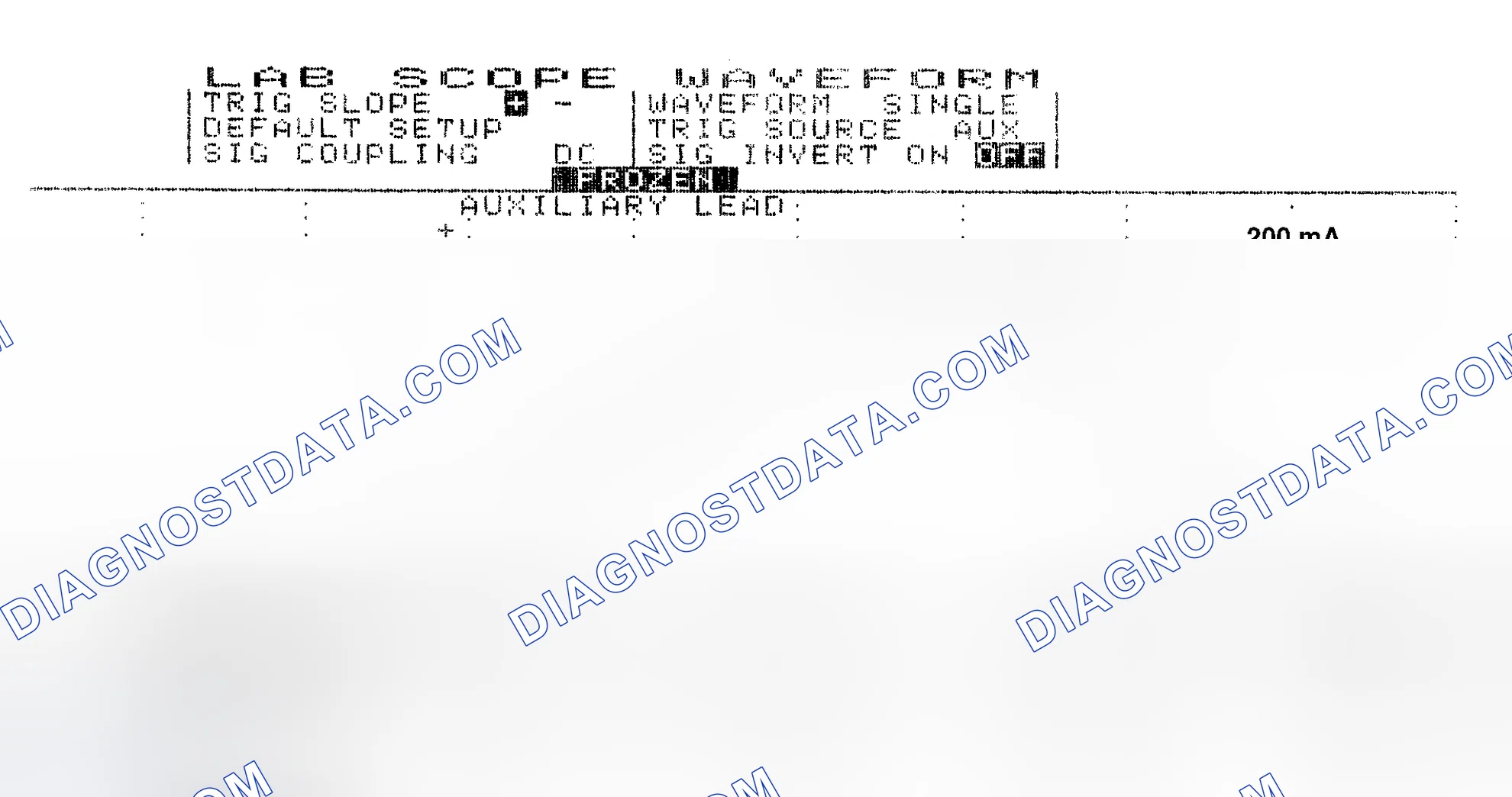 Scheme 13: Single Injector w/Normal Current Flow - Current Pattern